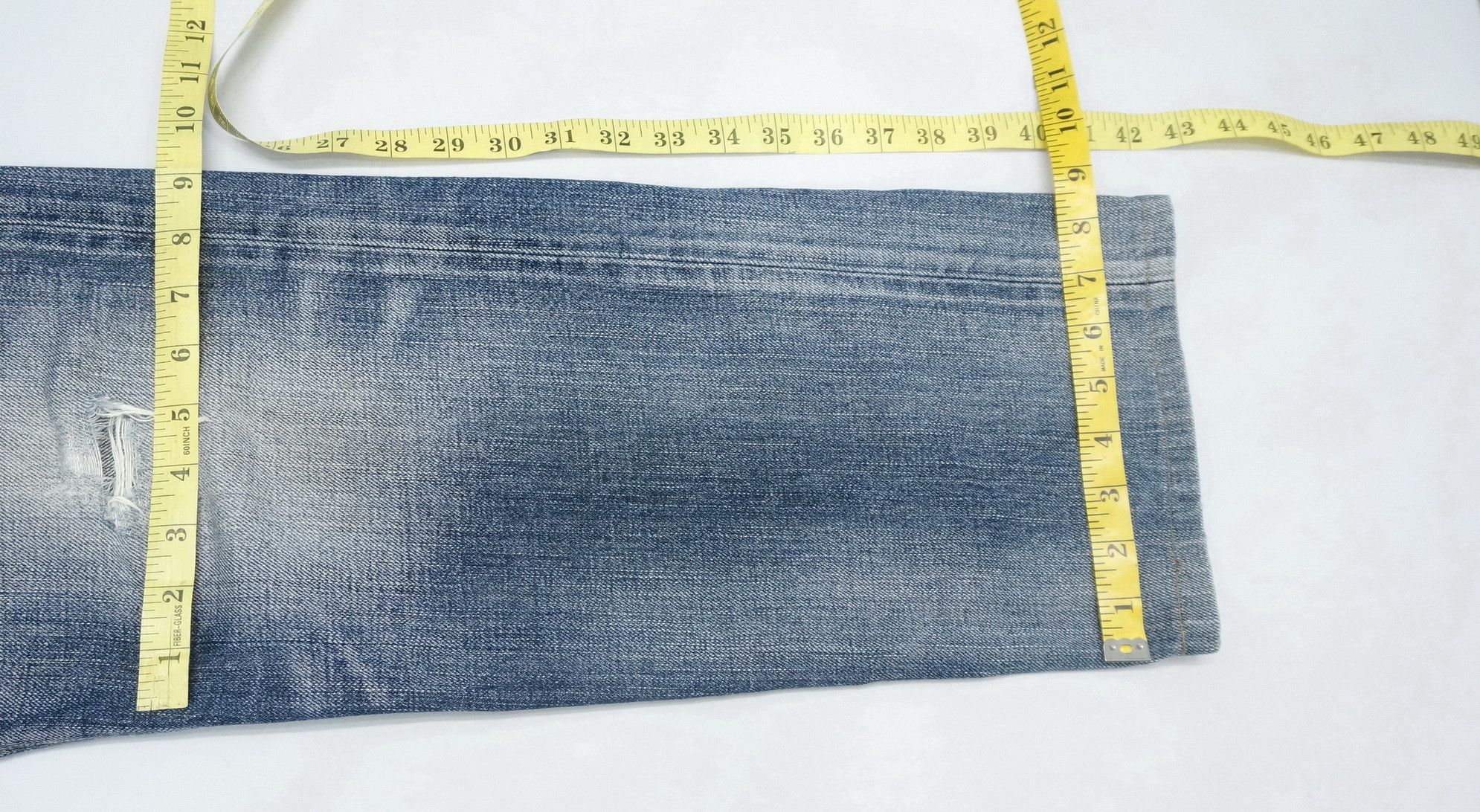 Edwin 🔥 EDWIN 14oz Half Selvedge Japan Vintage Ripped Jeans Size US 29 - 16 Thumbnail