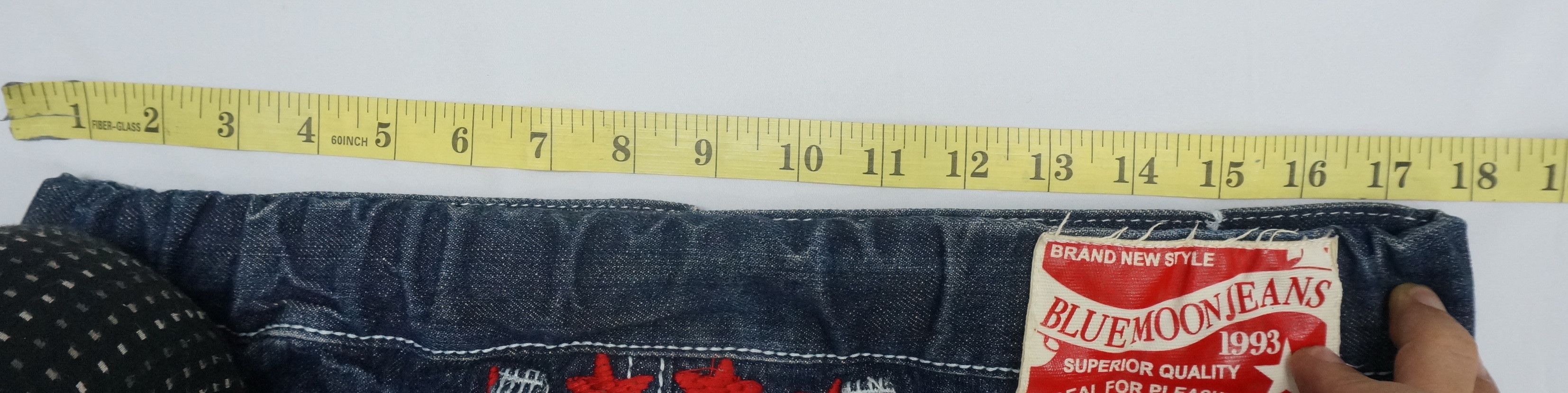 Japanese Brand Blue Moon Vintage Department Printed Spellout Joggers Jeans Size US 30 / EU 46 - 9 Thumbnail