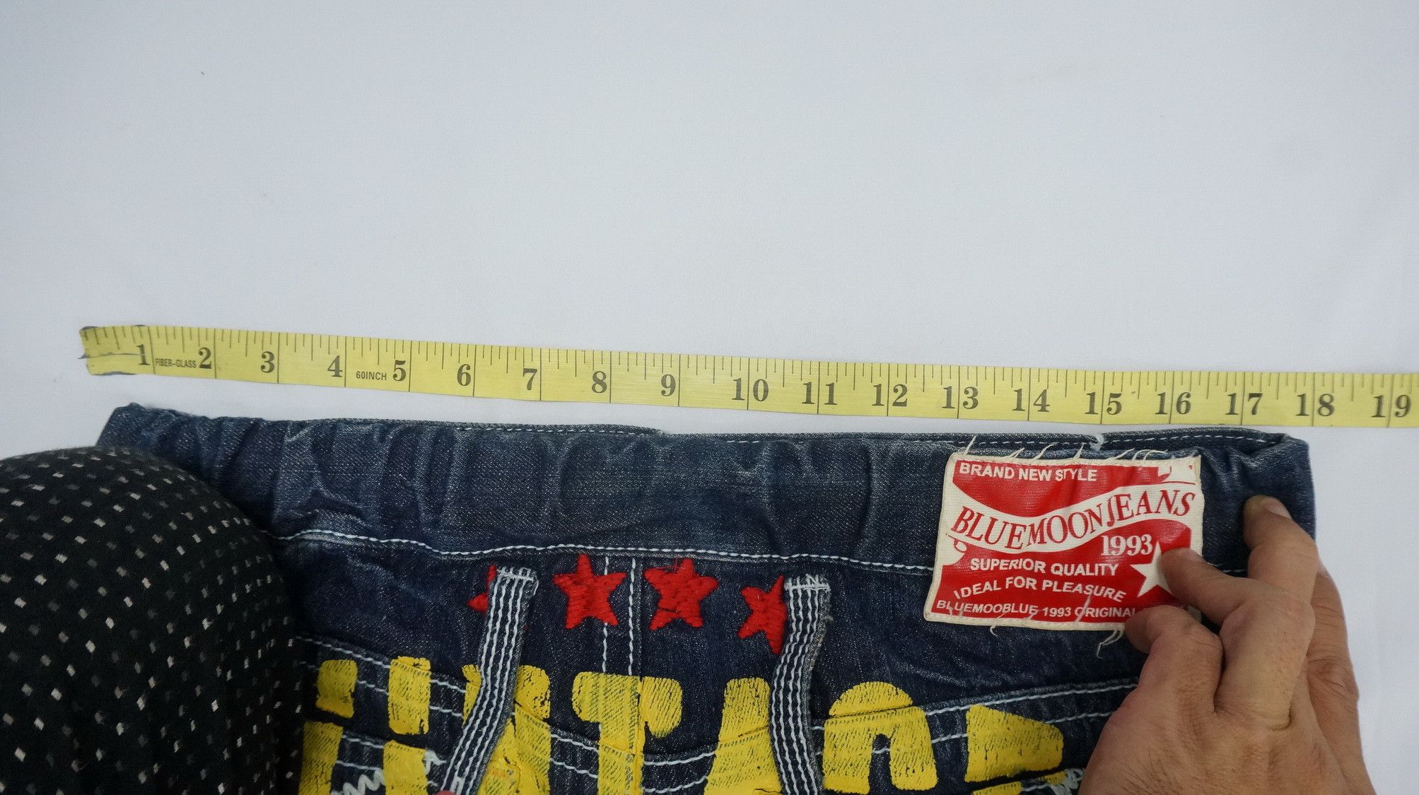 Japanese Brand Blue Moon Vintage Department Printed Spellout Joggers Jeans Size US 30 / EU 46 - 10 Thumbnail