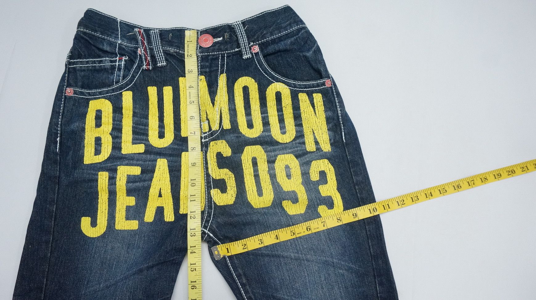Japanese Brand Blue Moon Vintage Department Printed Spellout Joggers Jeans Size US 30 / EU 46 - 14 Thumbnail