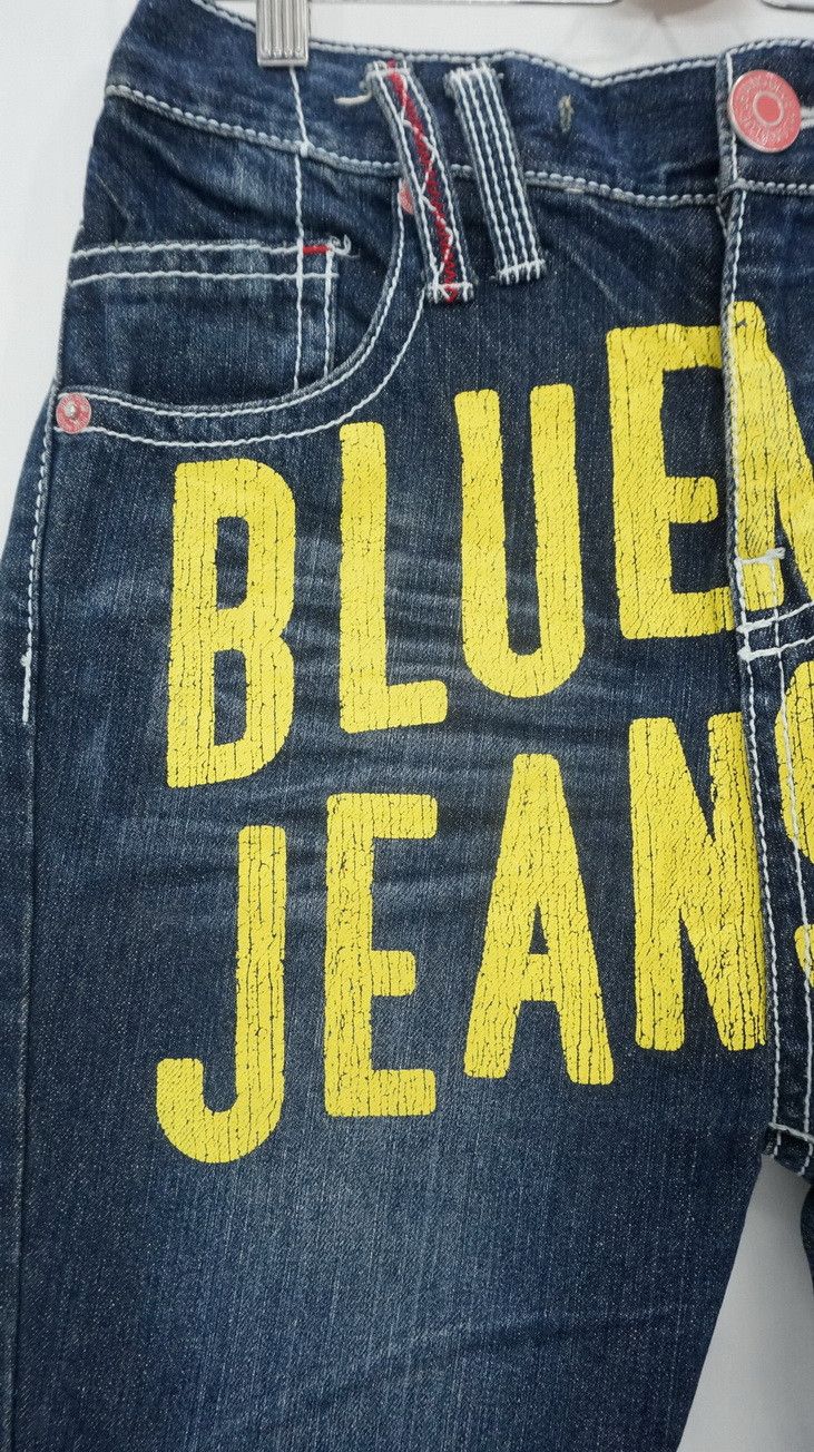 Japanese Brand Blue Moon Vintage Department Printed Spellout Joggers Jeans Size US 30 / EU 46 - 3 Thumbnail