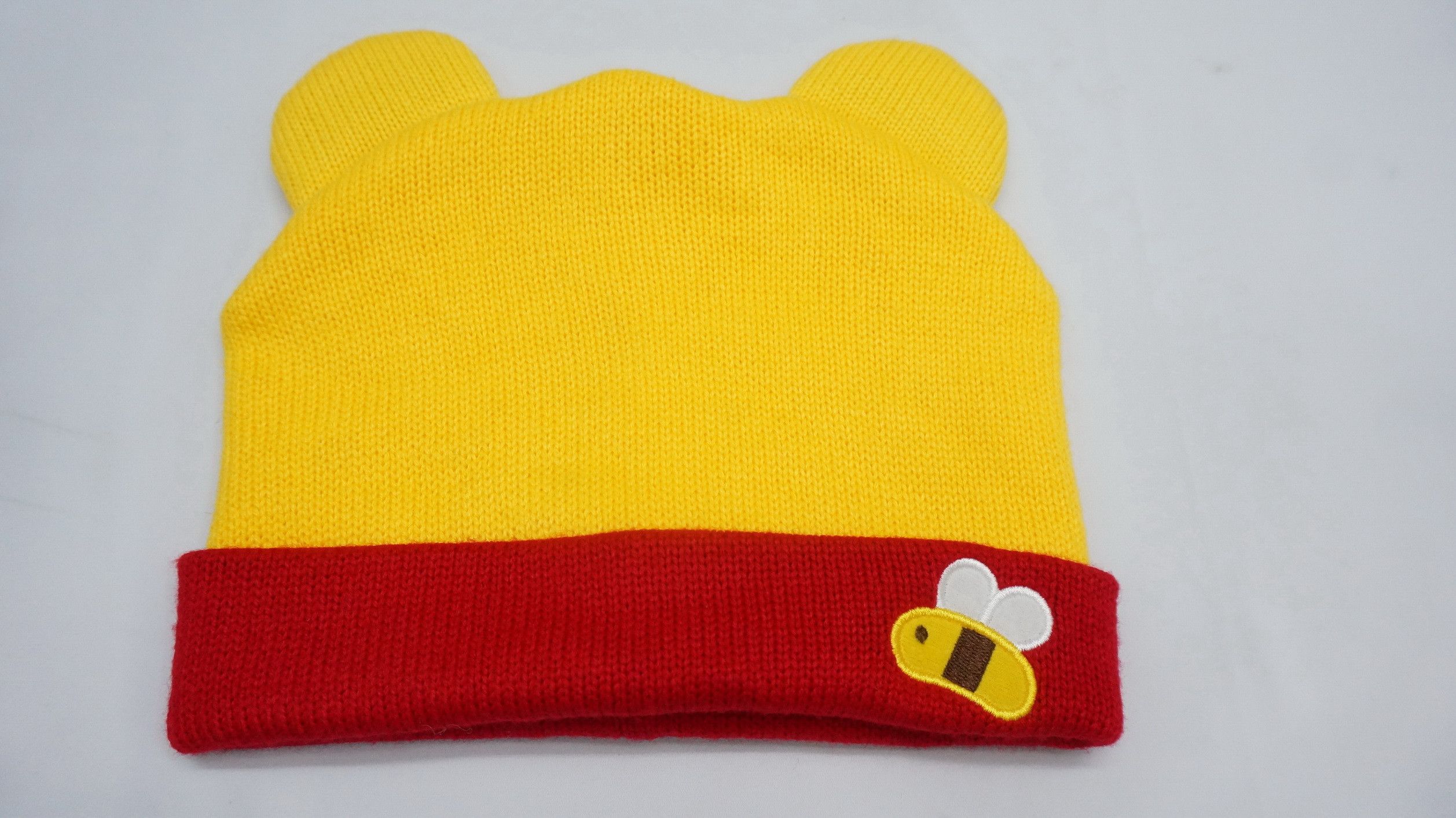 Disney Rare Vintage POOH Tokyo Disney Resort Ear Acrylic Beanie Size ONE SIZE - 10 Thumbnail