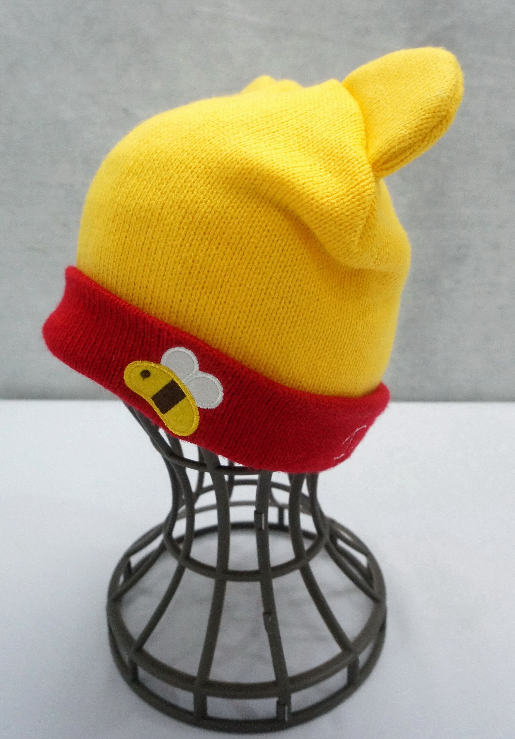 Disney Rare Vintage POOH Tokyo Disney Resort Ear Acrylic Beanie Size ONE SIZE - 3 Thumbnail