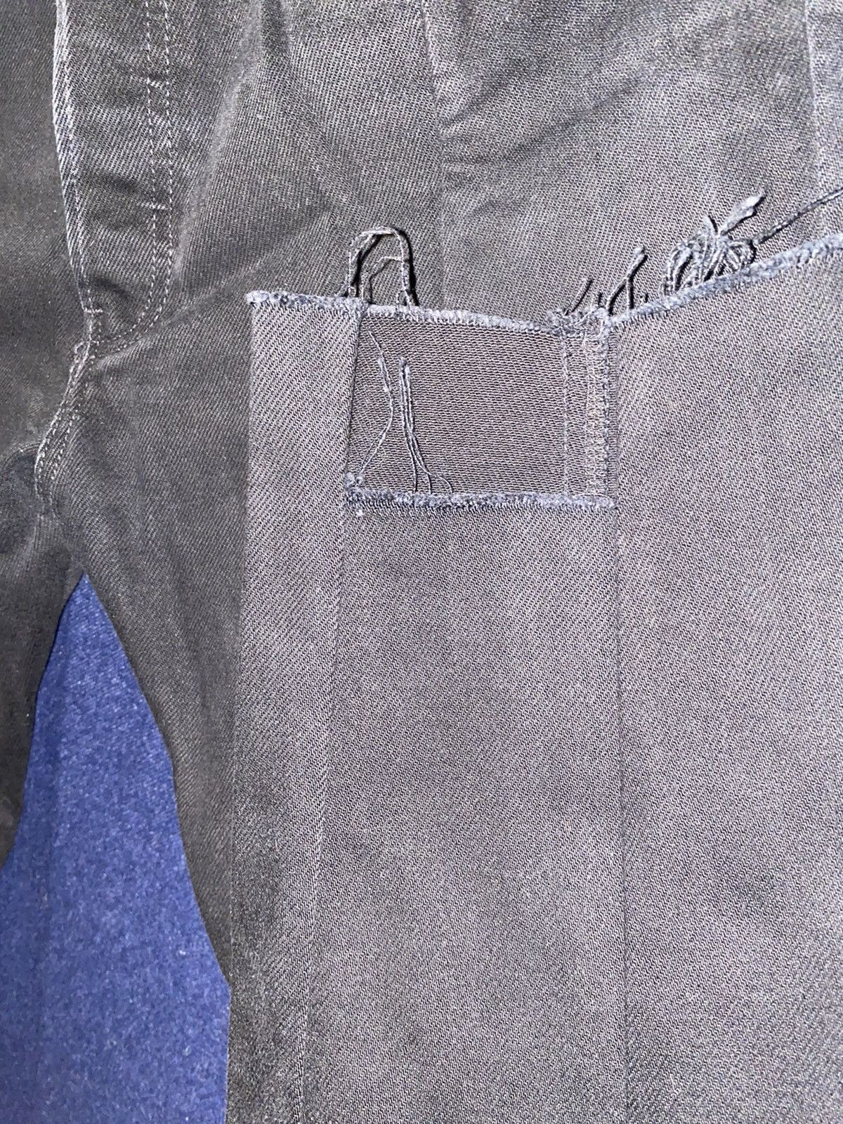 Vetements x levi's reworked jeans top