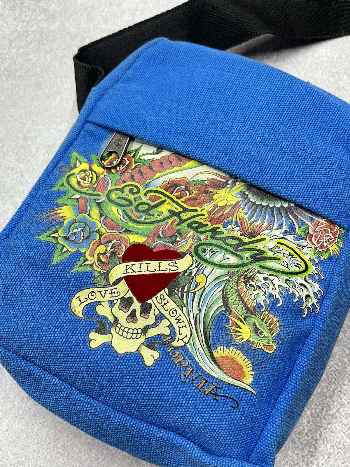 Ed Hardy Shoulder Hand Bag Ed Hardy Melrose Christian Audigier Y2K Size ONE SIZE - 3 Thumbnail