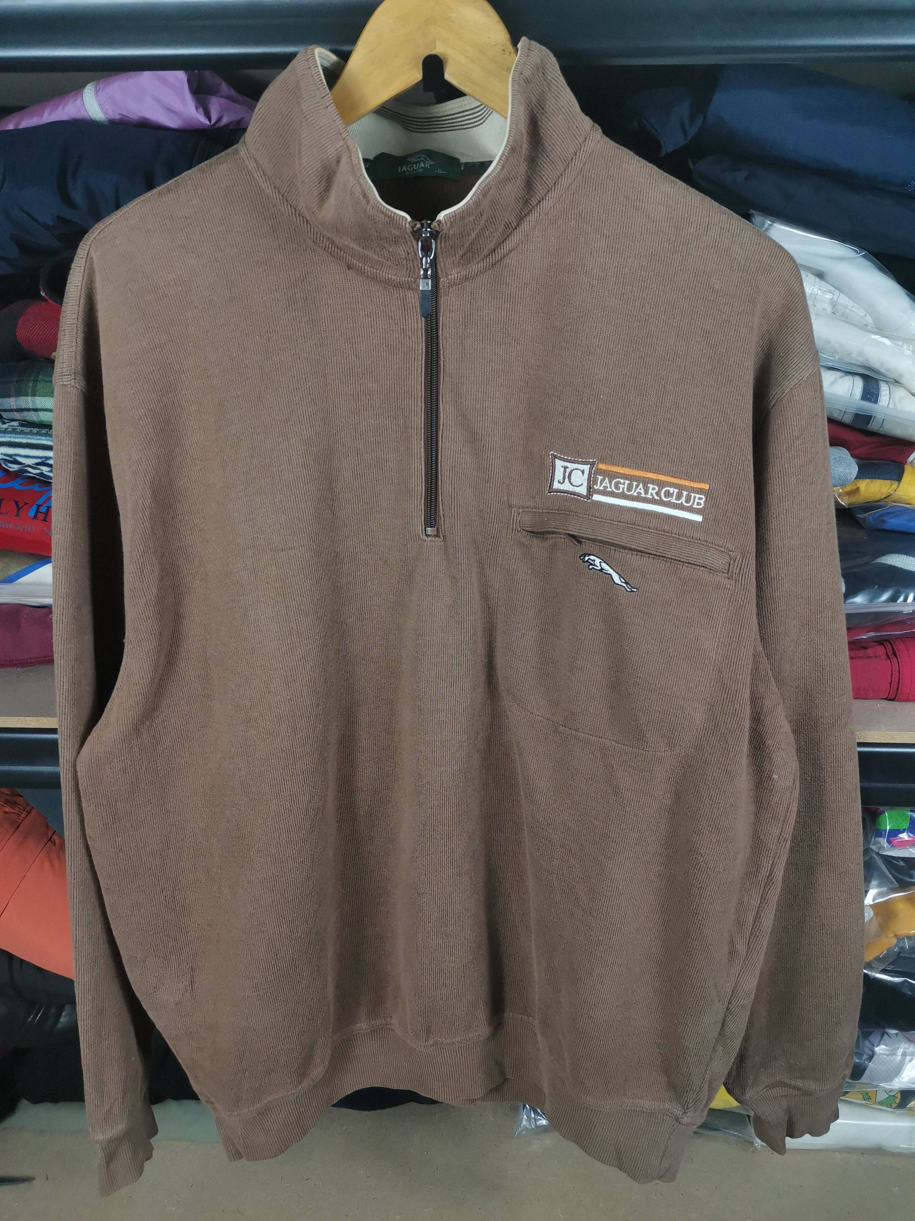 Japanese Brand Vintage Japanese Brand Jaguar Club Polos Sweatshirt Size US XL / EU 56 / 4 - 1 Thumbnail