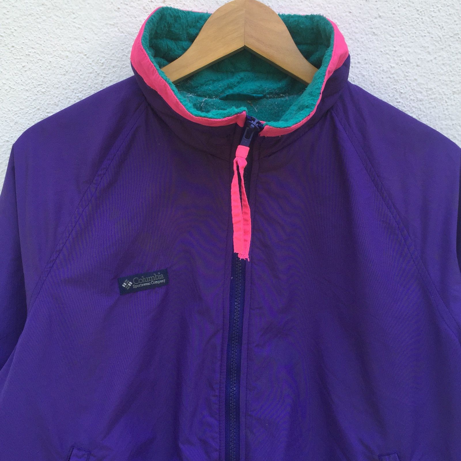Columbia Vintage 90s Columbia Bomber Jacket Size US M / EU 48-50 / 2 - 2 Thumbnail