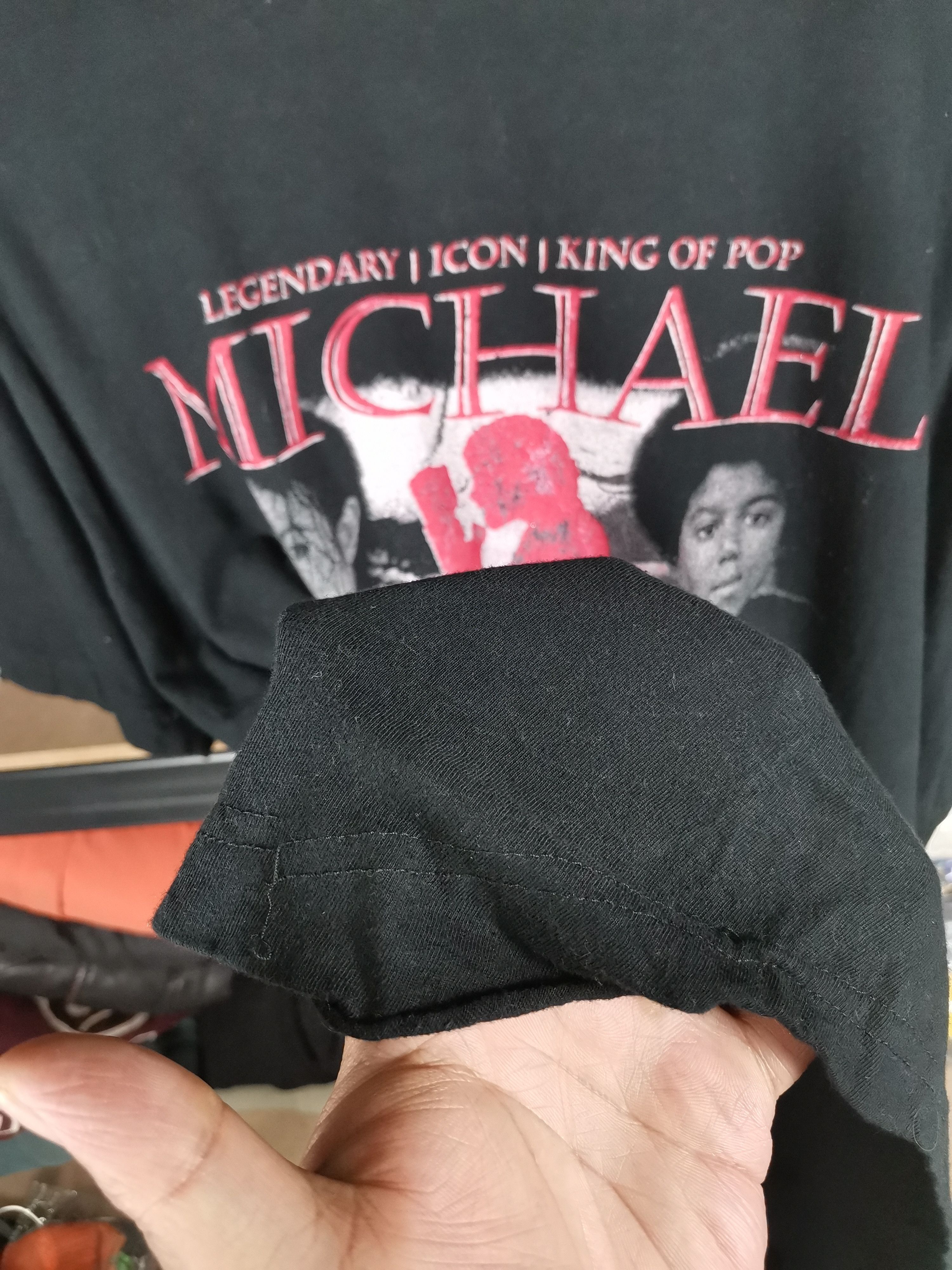 Band Tees Vintage 90s Michael Jackson King Of Pop Tshirt Size US L / EU 52-54 / 3 - 4 Thumbnail