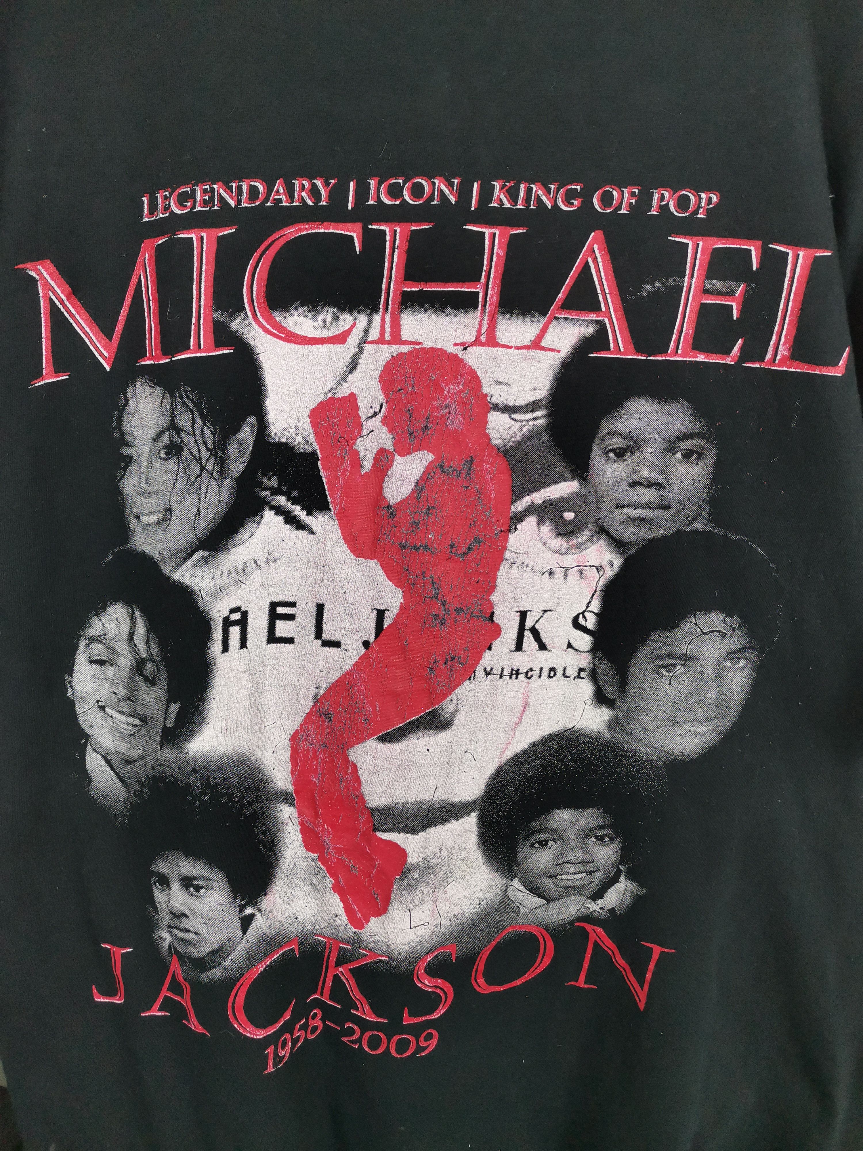 Band Tees Vintage 90s Michael Jackson King Of Pop Tshirt Size US L / EU 52-54 / 3 - 2 Thumbnail