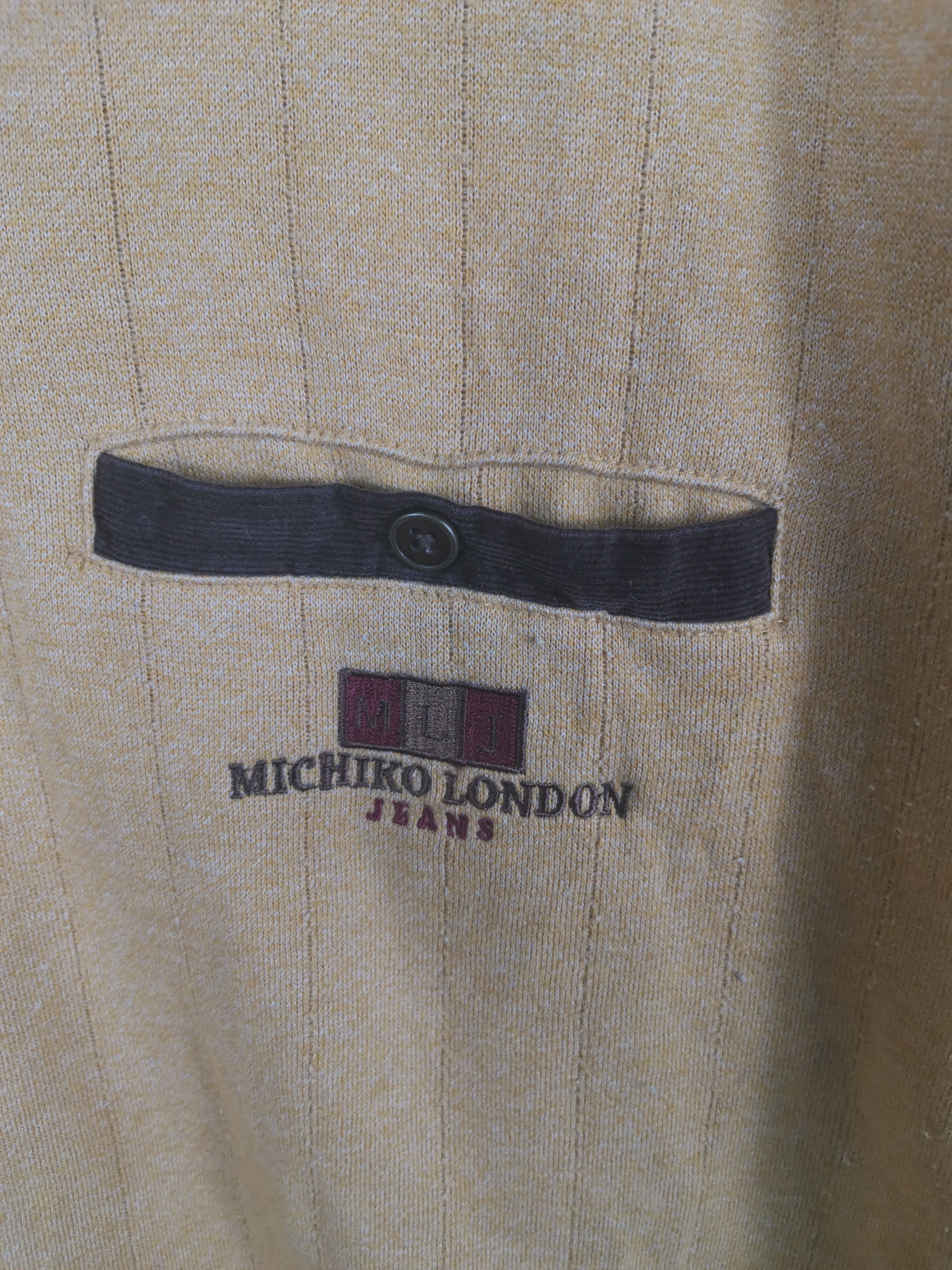 Japanese Brand Vintage 90s Japanese Brand Michiko London Jeans Sweatshirt Size US L / EU 52-54 / 3 - 2 Thumbnail