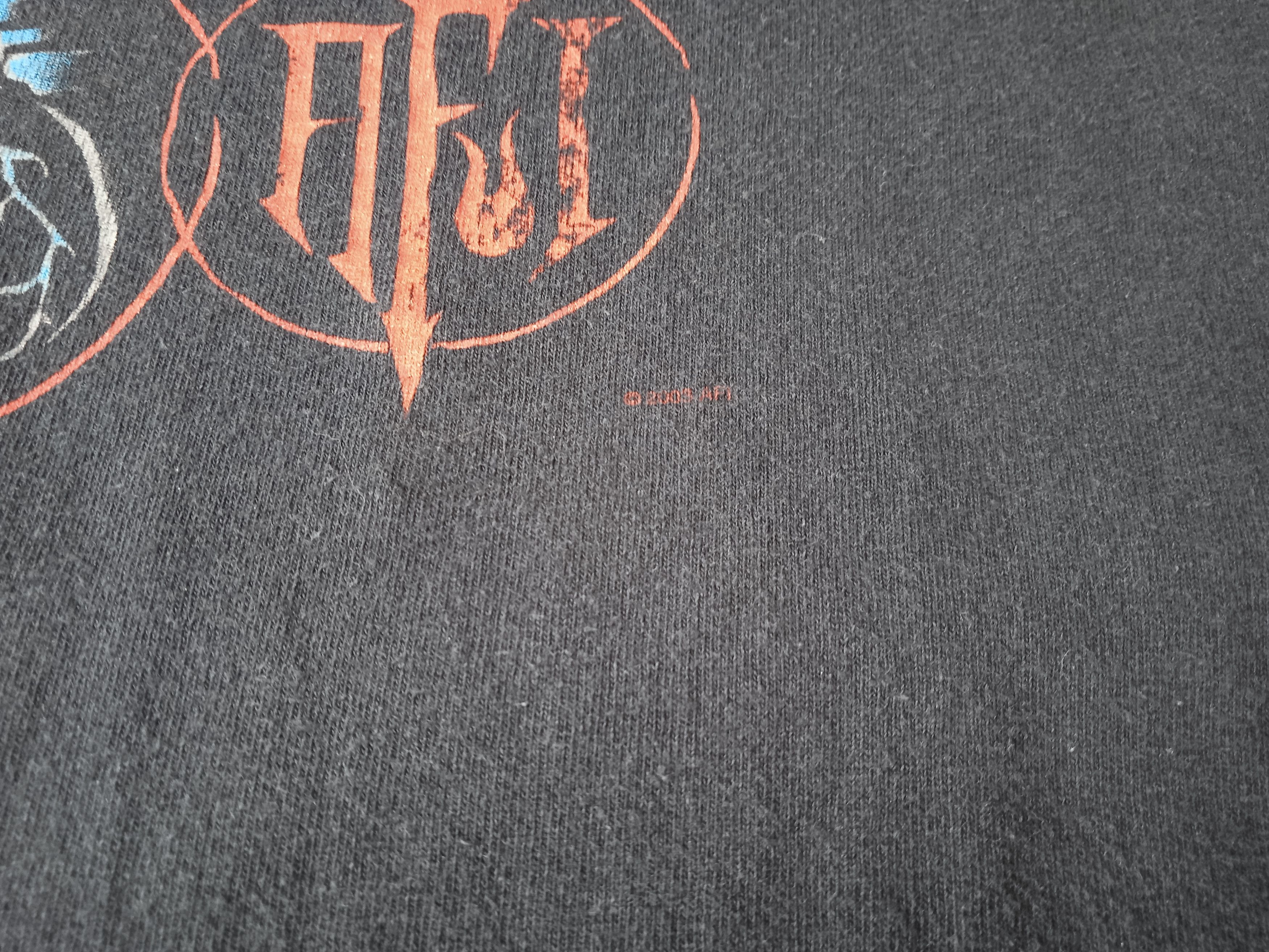 Vintage Vintage 2000s AFI A Fire Inside Band T-Shirt Size US L / EU 52-54 / 3 - 5 Thumbnail