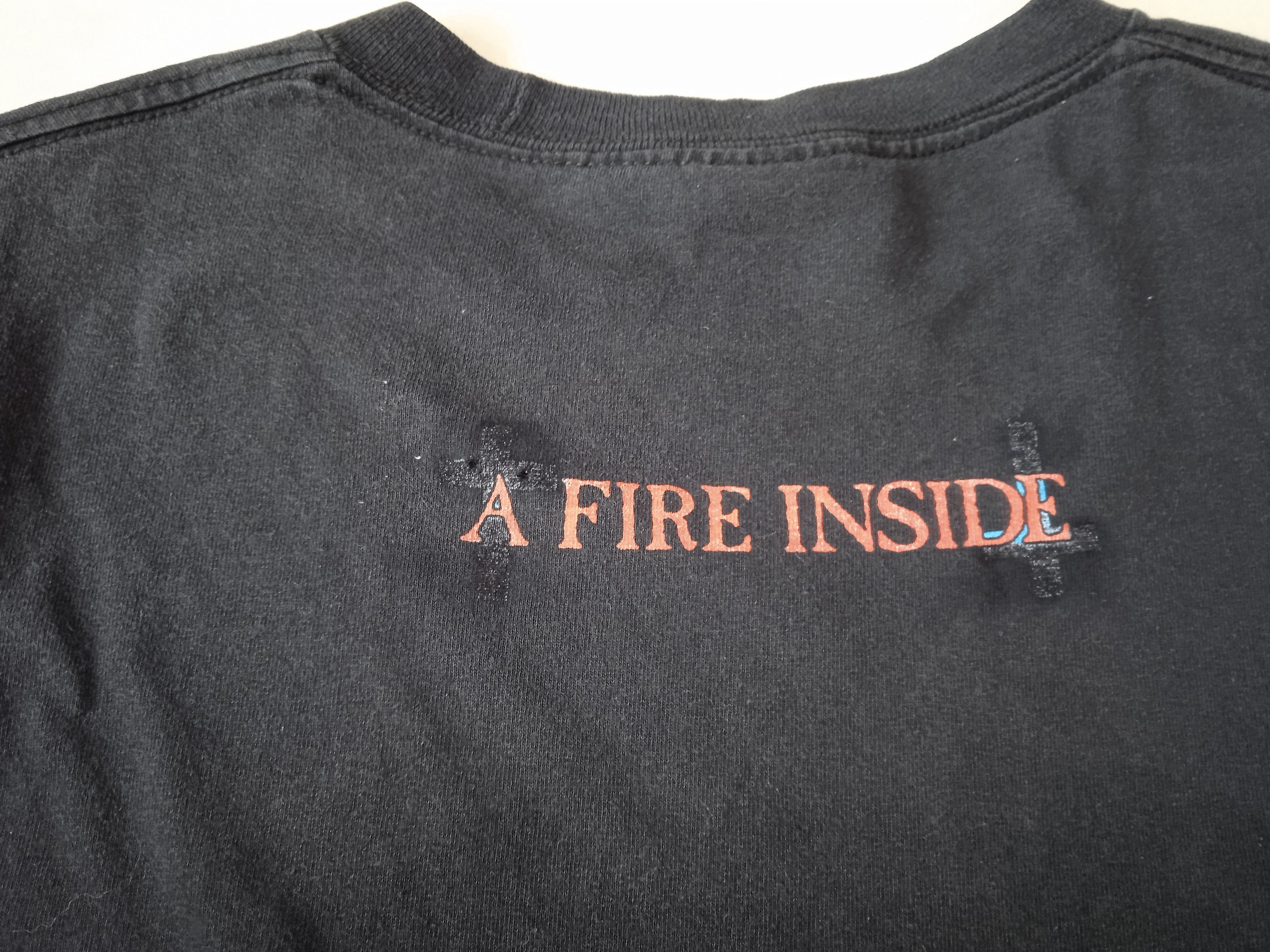 Vintage Vintage 2000s AFI A Fire Inside Band T-Shirt Size US L / EU 52-54 / 3 - 3 Thumbnail