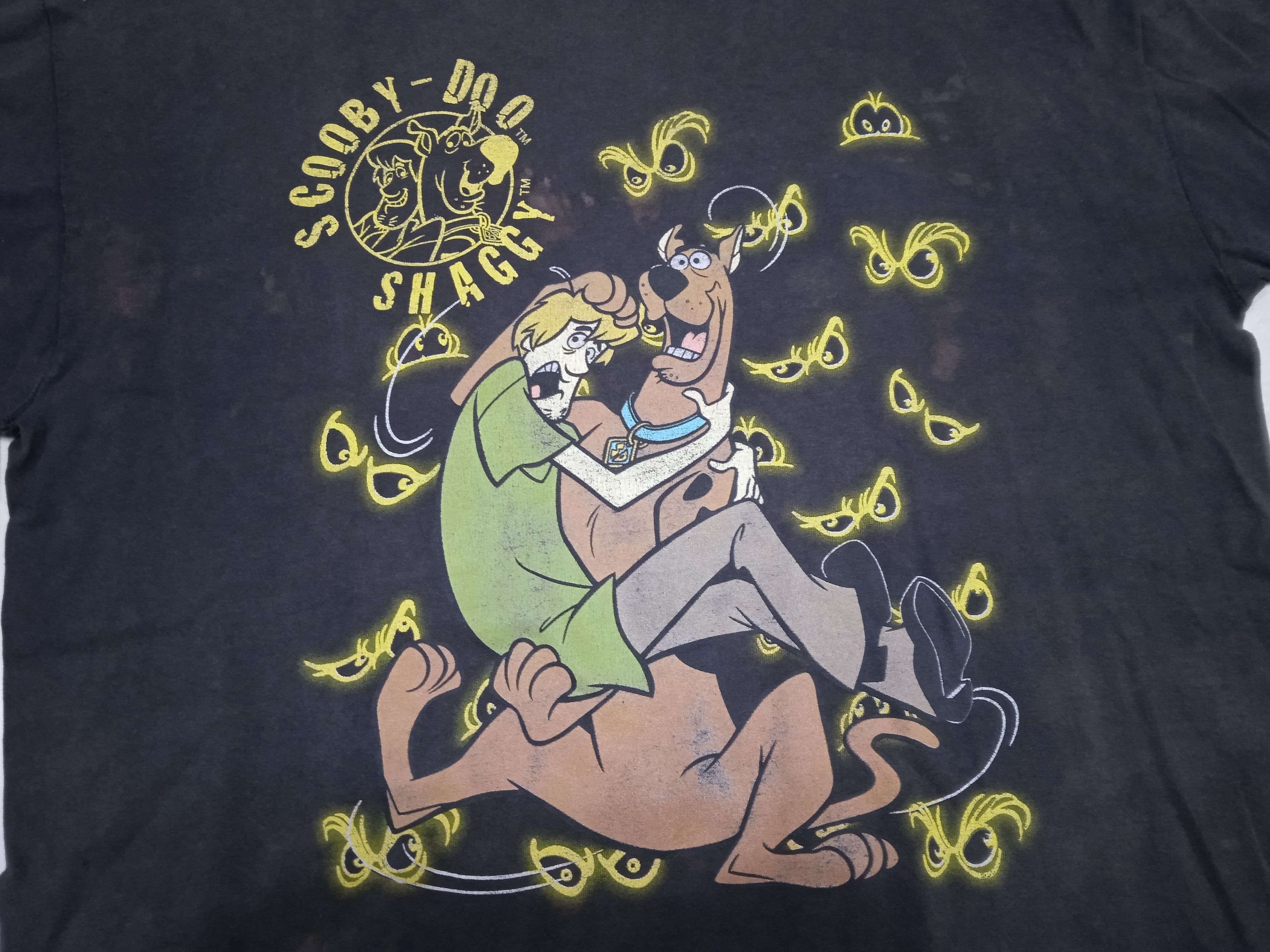 Vintage Vintage 90s Scooby Doo Cartoon T Shirt Thrashed Size US L / EU 52-54 / 3 - 4 Thumbnail
