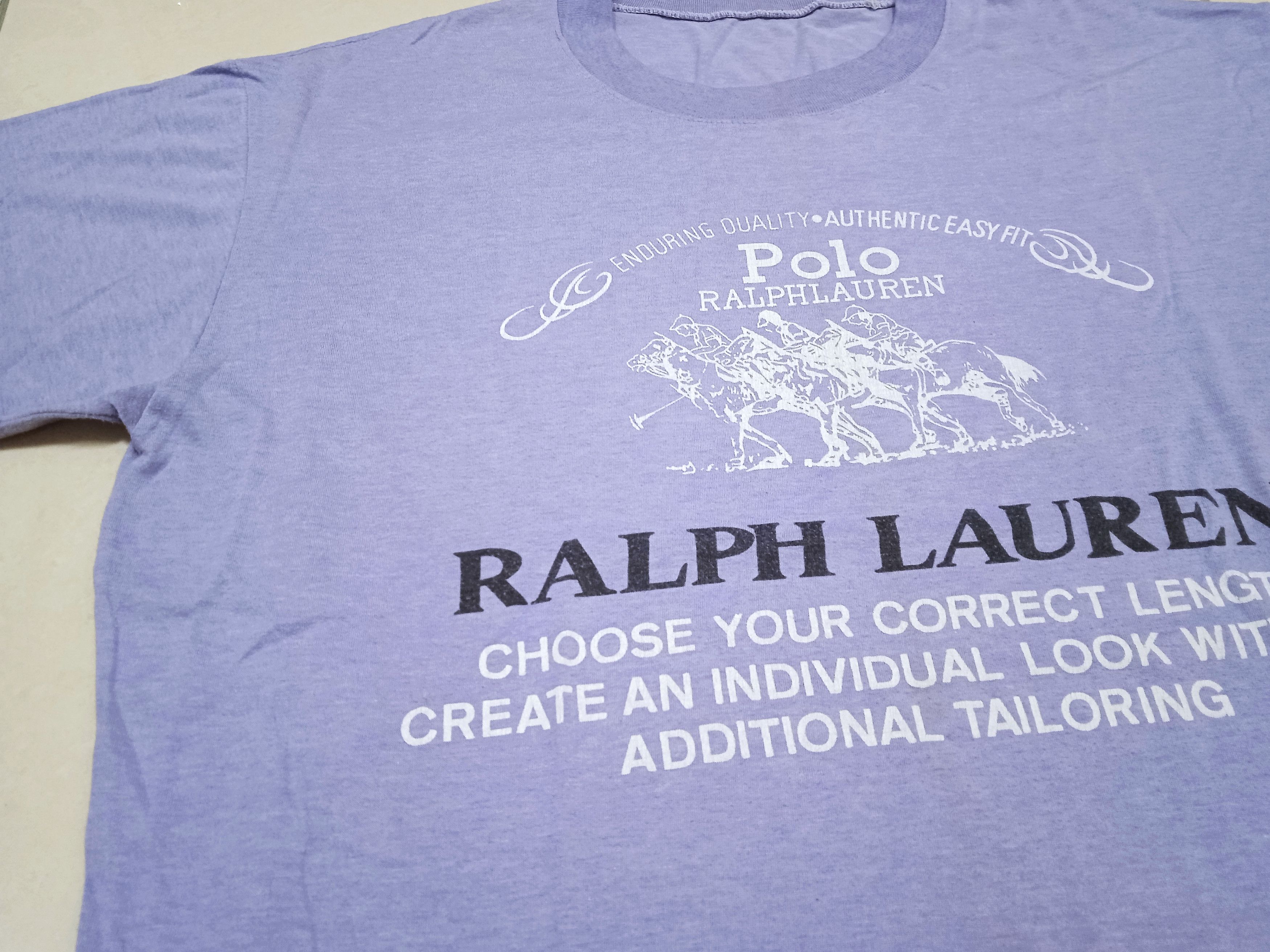 Polo Ralph Lauren Single Stitch Vintage 90s Polo Ralph Lauren T-Shirt Bootleg Size US L / EU 52-54 / 3 - 3 Thumbnail
