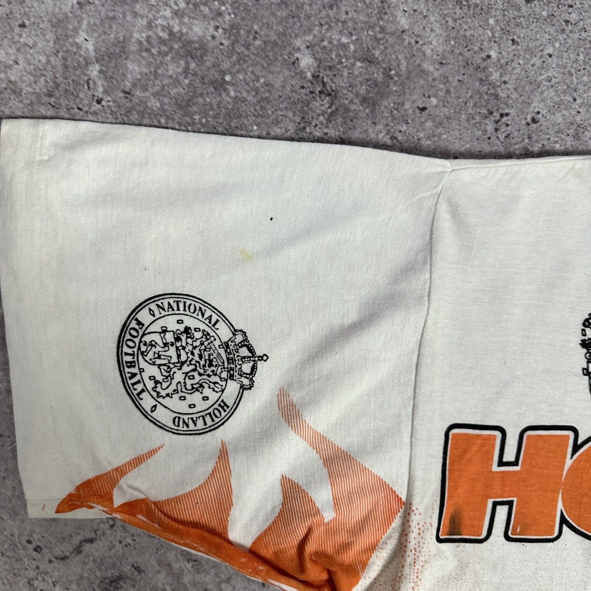 Vintage Vintage 90s Holland Nederland Football AOP tee Championship Size US XXL / EU 58 / 5 - 11 Thumbnail