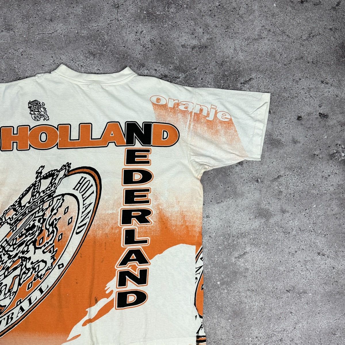 Vintage Vintage 90s Holland Nederland Football AOP tee Championship Size US XXL / EU 58 / 5 - 4 Thumbnail