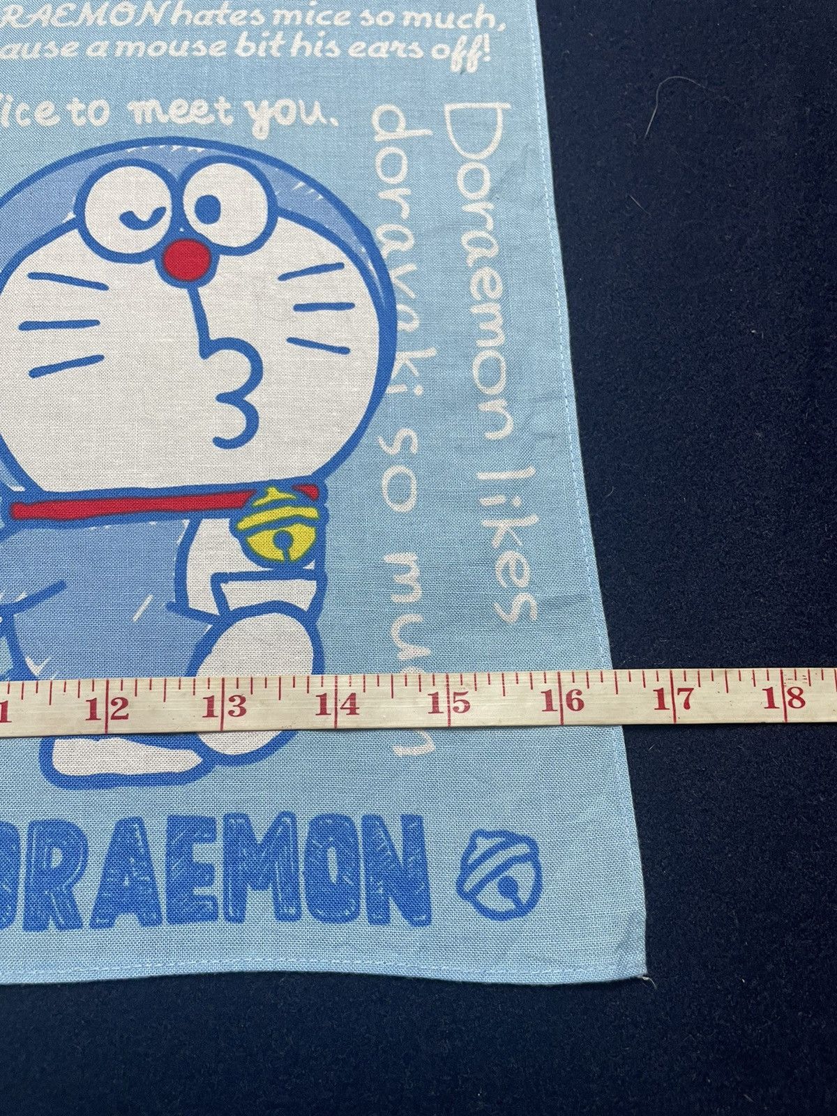 Anime × Cartoon Network × Japanese Brand Doremon Handkercheif / Bandana/ Pocletsquare Size ONE SIZE - 3 Thumbnail
