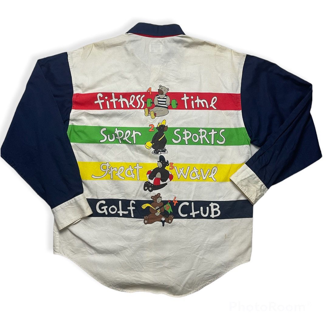 Designer × Jean Charles De Castelbajac × Vintage Vintage Bear Jean.Charles de Castelbajac Button Up Size S / US 4 / IT 40 - 2 Thumbnail
