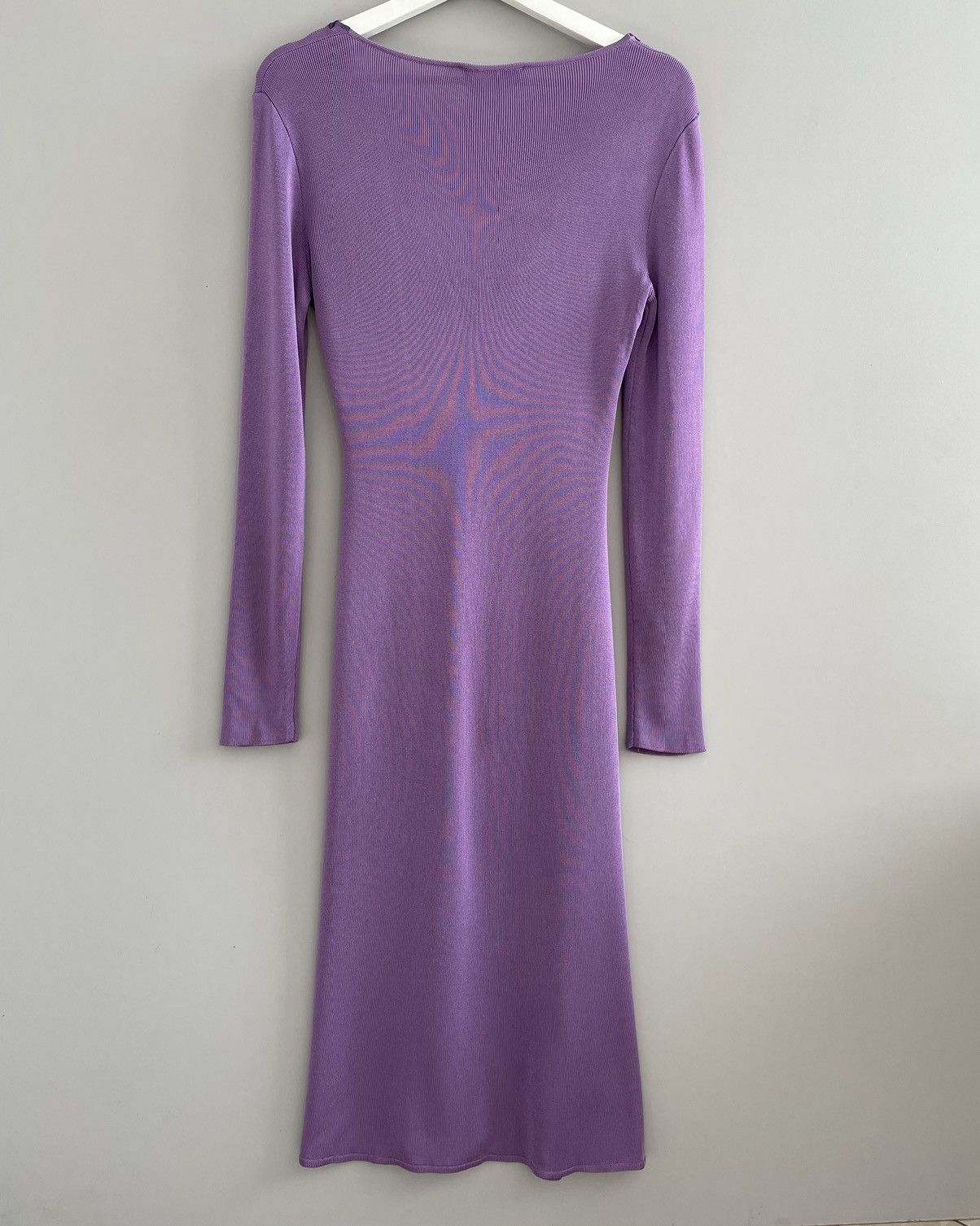 Thierry Mugler Thierry Mugler Purple Dress with Embroidery Size L / US 10 / IT 46 - 8 Thumbnail
