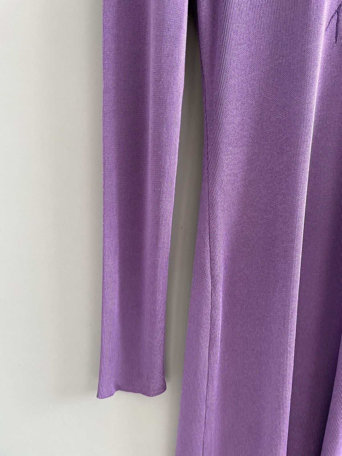 Thierry Mugler Thierry Mugler Purple Dress with Embroidery Size L / US 10 / IT 46 - 6 Thumbnail