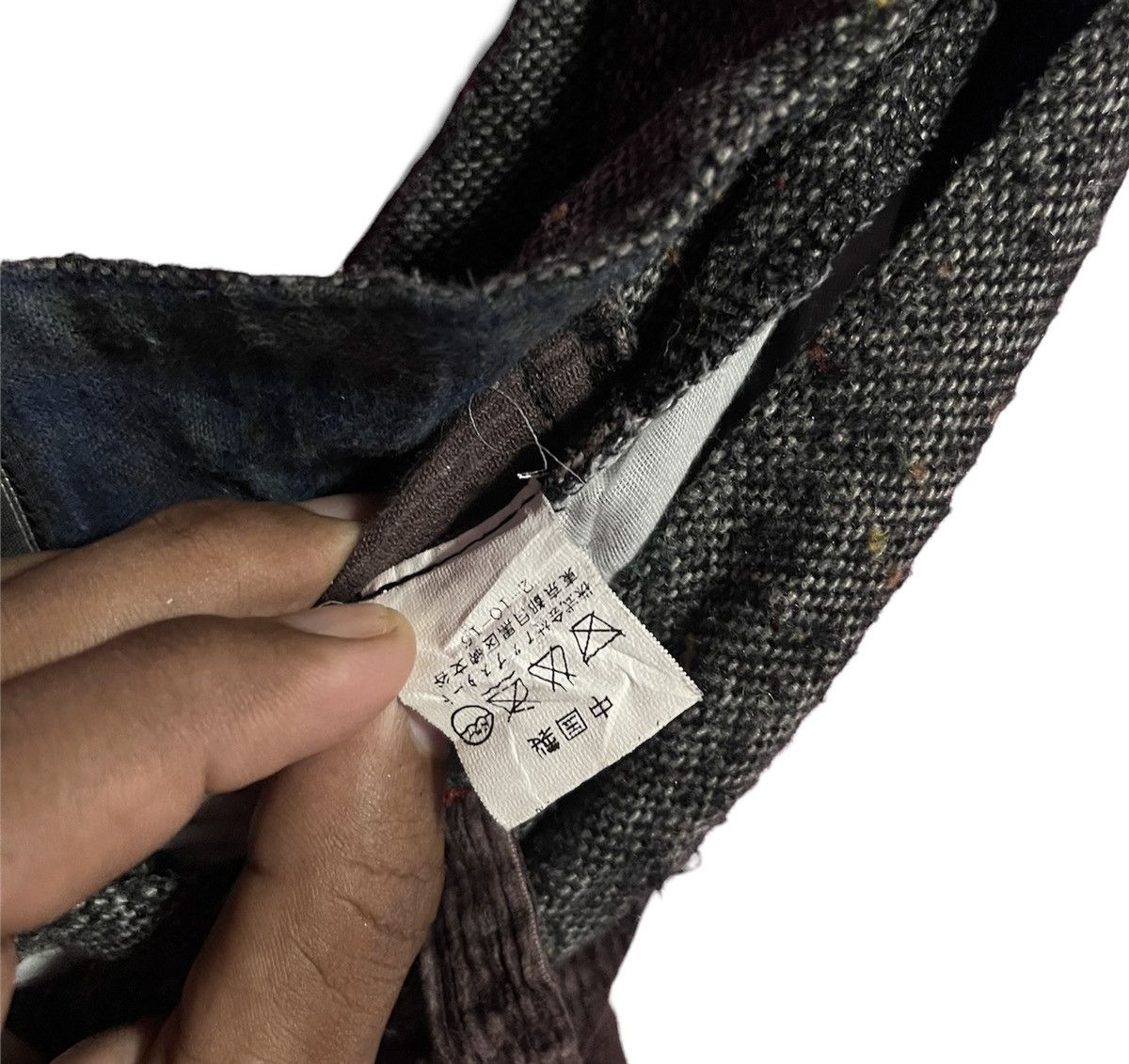 Japanese Brand BREATH PANTS PATCWORK WOOL JAPAN Size US 32 / EU 48 - 5 Thumbnail