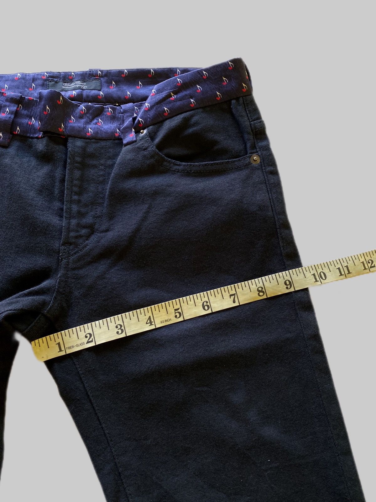 Undercover SS08 Undercover Cummberbund Ripped Black Jeans Size US 28 / EU 44 - 13 Thumbnail