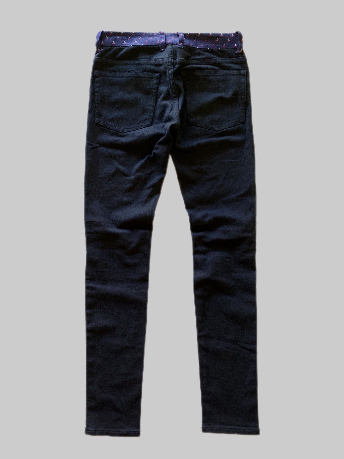 Undercover SS08 Undercover Cummberbund Ripped Black Jeans Size US 28 / EU 44 - 15 Thumbnail