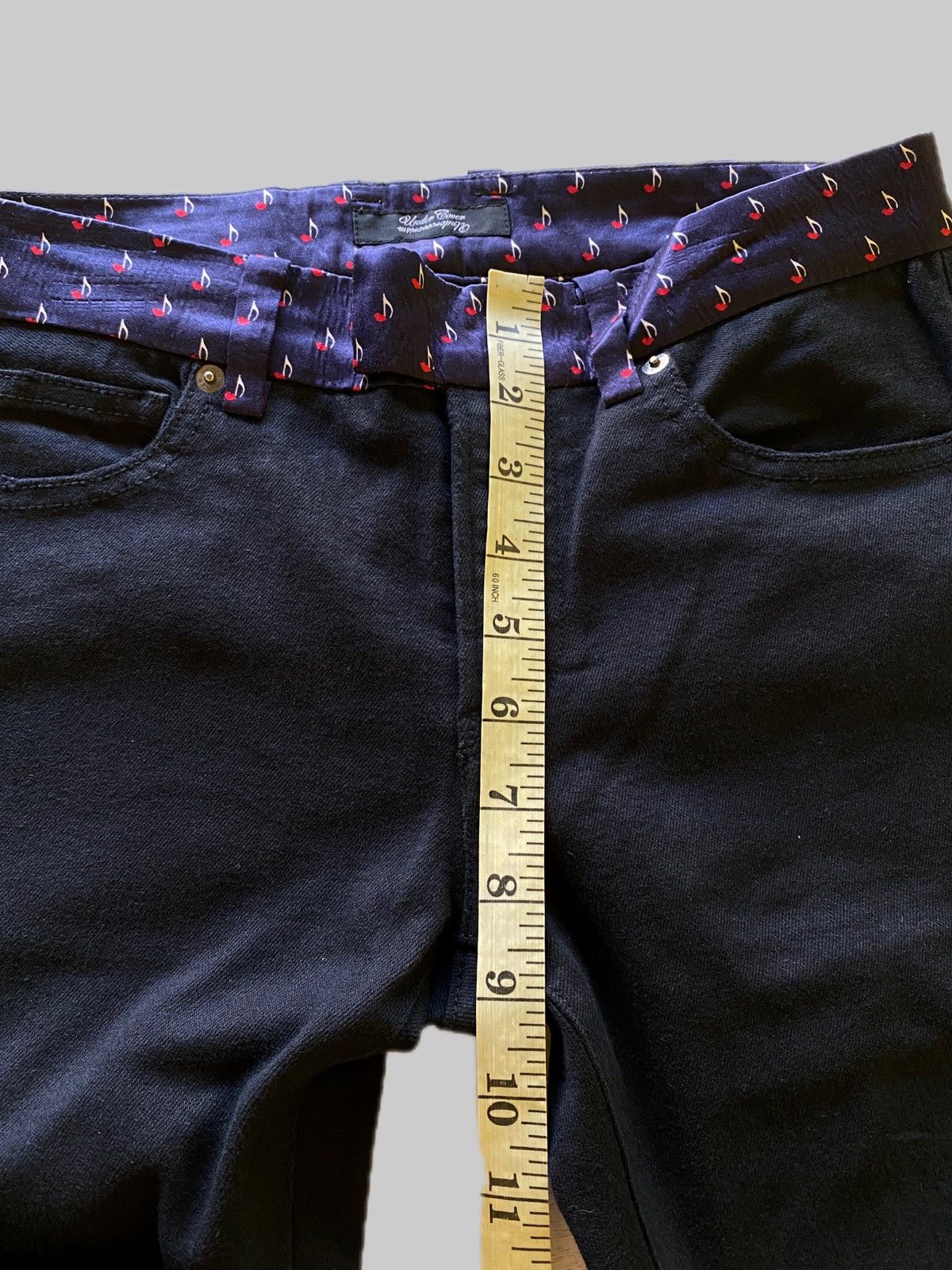 Undercover SS08 Undercover Cummberbund Ripped Black Jeans Size US 28 / EU 44 - 12 Thumbnail