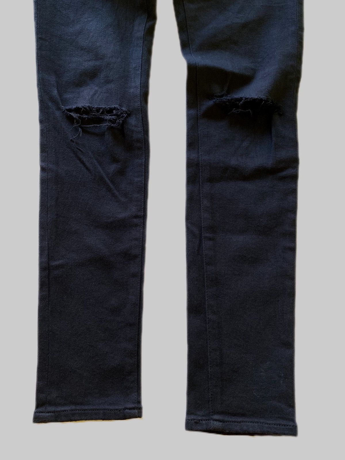 Undercover SS08 Undercover Cummberbund Ripped Black Jeans Size US 28 / EU 44 - 8 Thumbnail