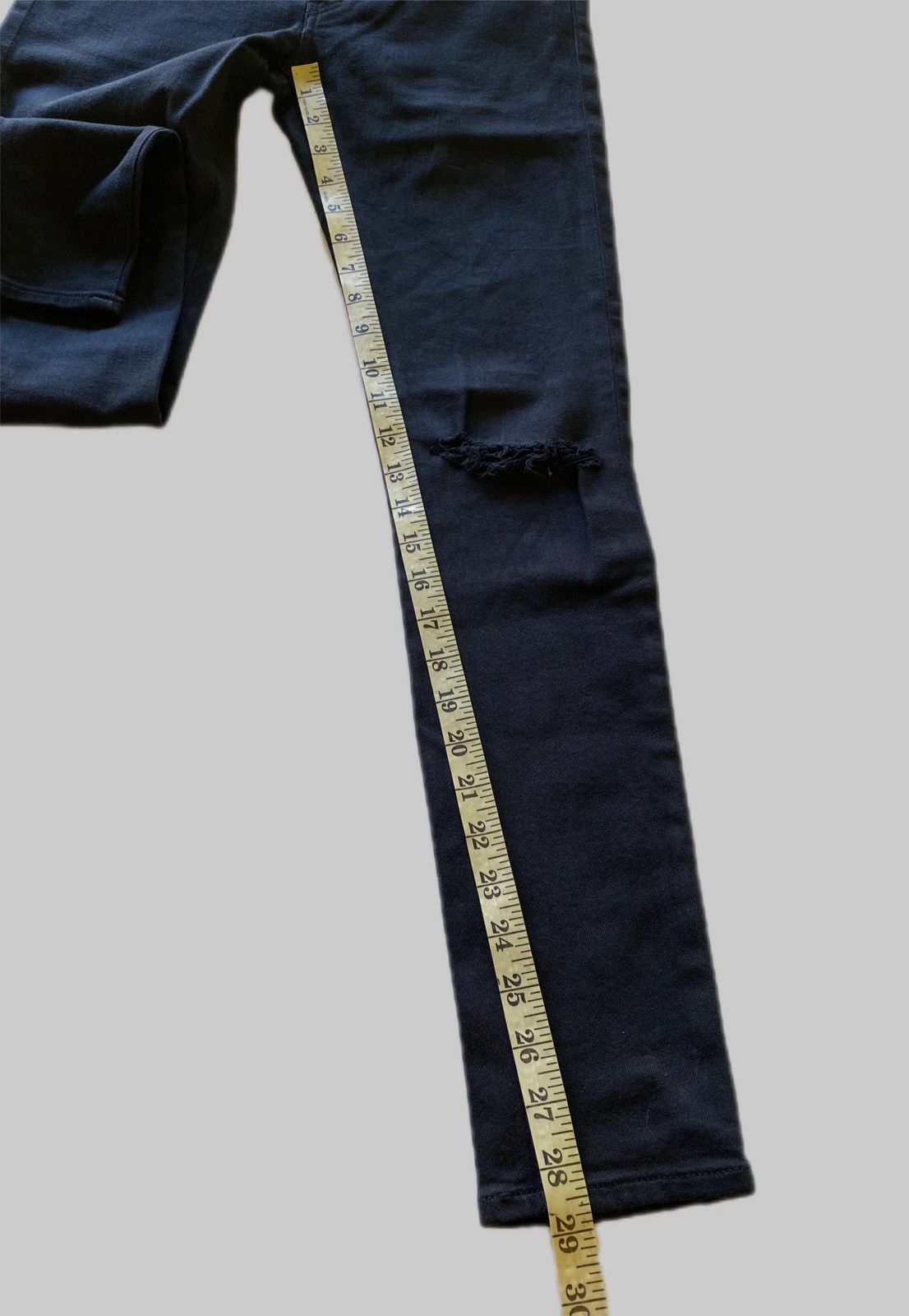 Undercover SS08 Undercover Cummberbund Ripped Black Jeans Size US 28 / EU 44 - 10 Thumbnail