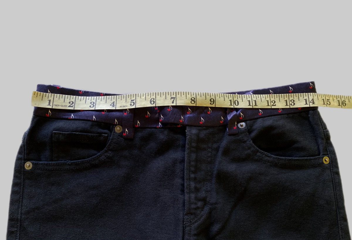 Undercover SS08 Undercover Cummberbund Ripped Black Jeans Size US 28 / EU 44 - 9 Thumbnail