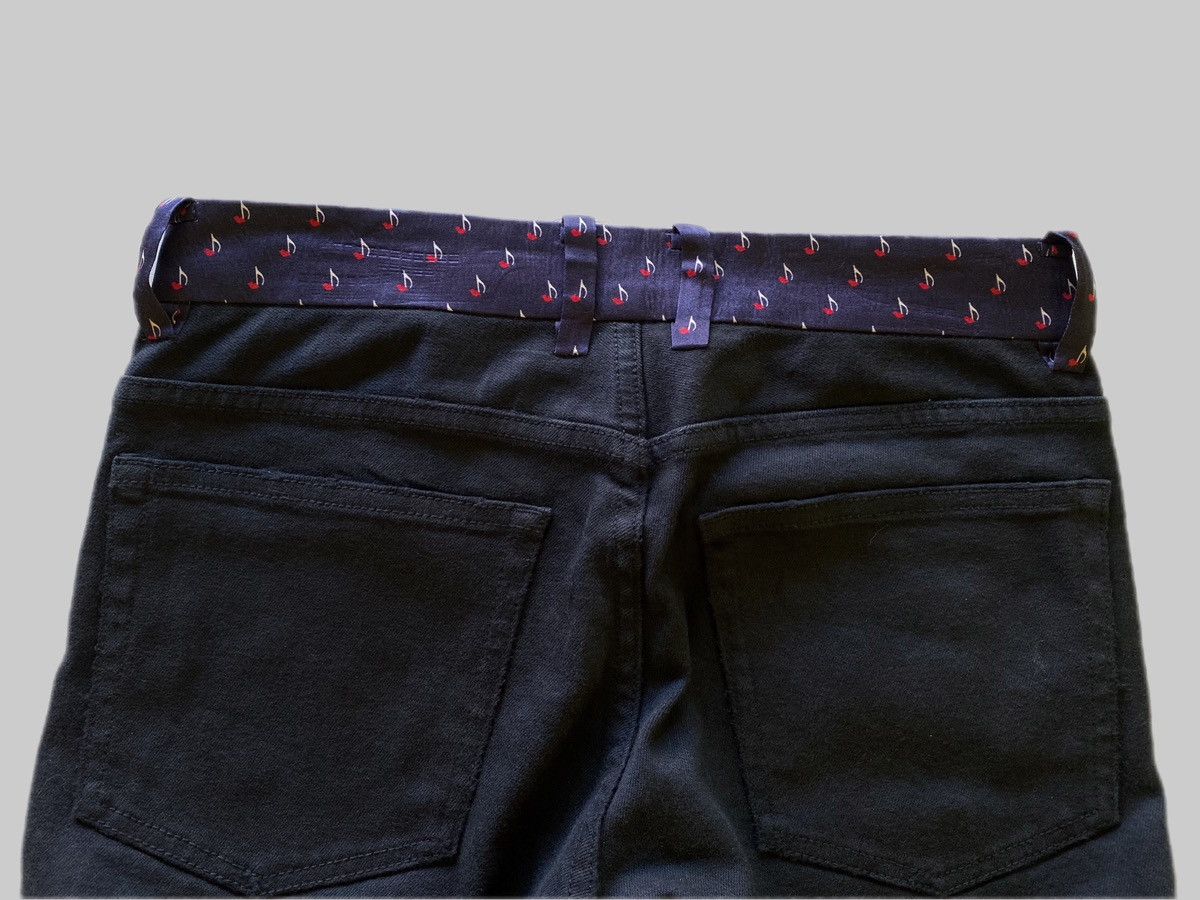 Undercover SS08 Undercover Cummberbund Ripped Black Jeans Size US 28 / EU 44 - 14 Thumbnail