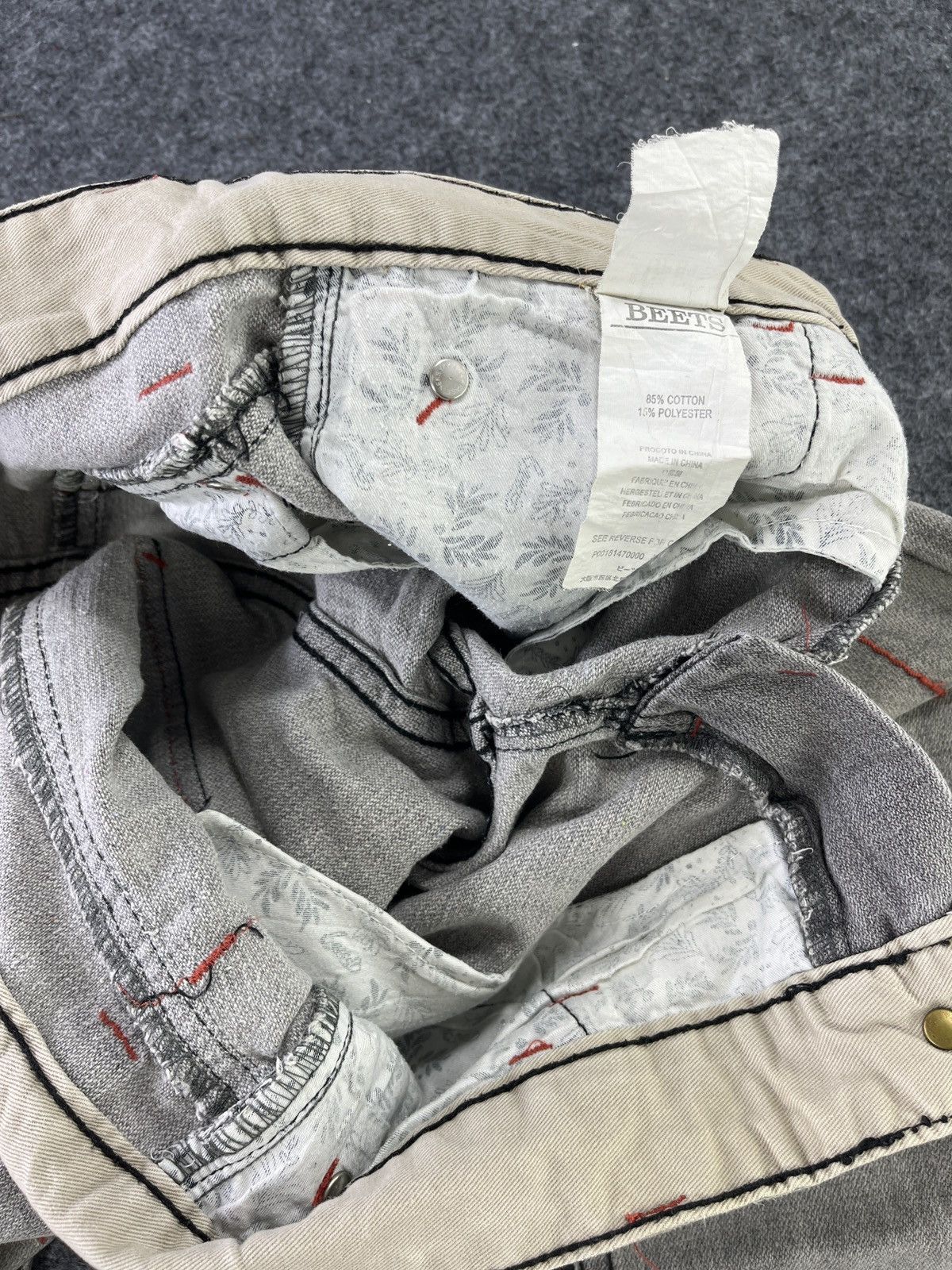 Japanese Brand Japanesse Brand Beets Distressed Jeans - J861 Size 30" / US 8 / IT 44 - 14 Thumbnail