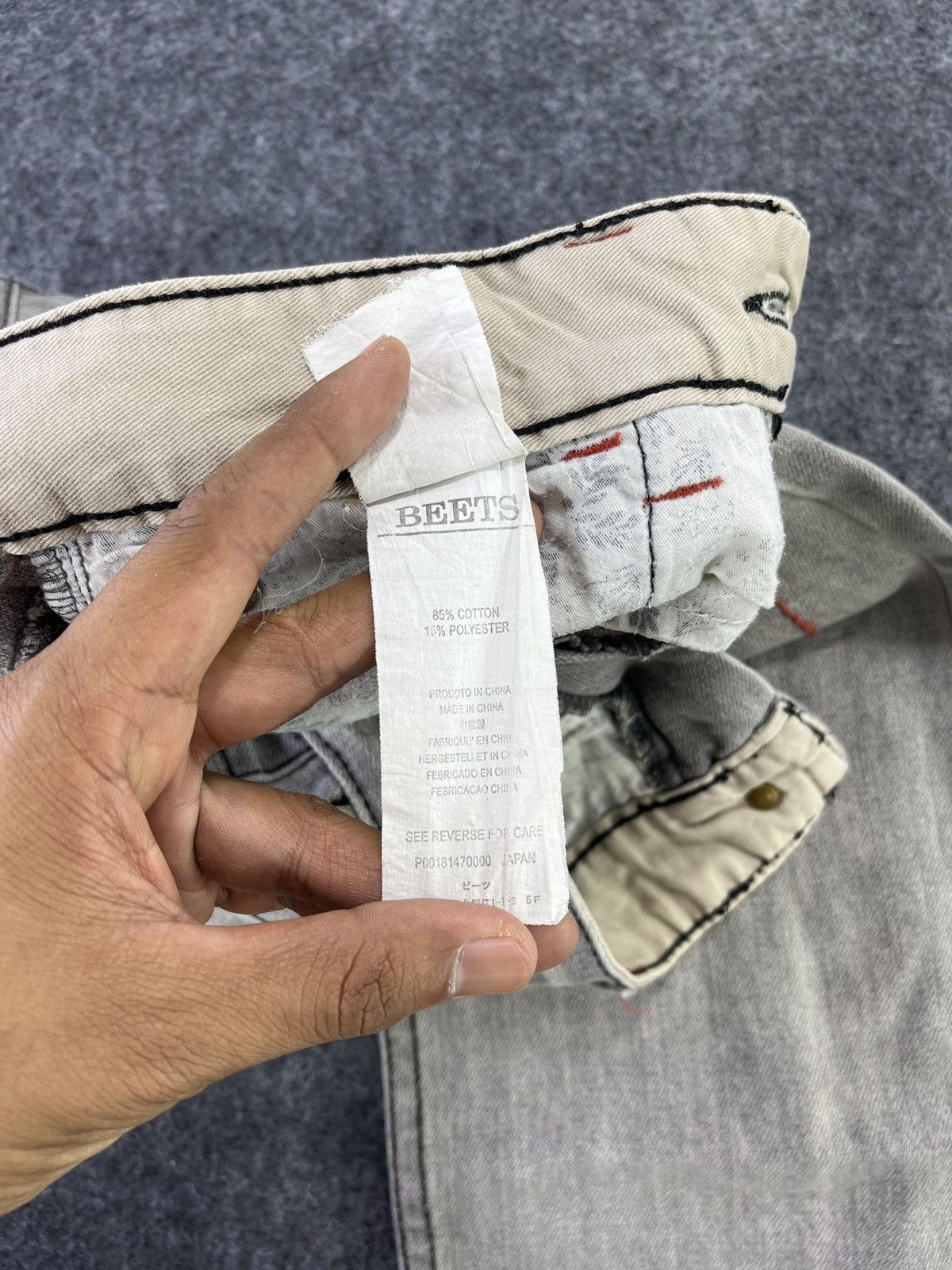 Japanese Brand Japanesse Brand Beets Distressed Jeans - J861 Size 30" / US 8 / IT 44 - 12 Thumbnail