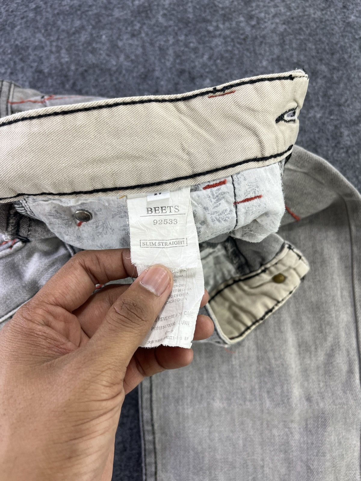 Japanese Brand Japanesse Brand Beets Distressed Jeans - J861 Size 30" / US 8 / IT 44 - 11 Thumbnail