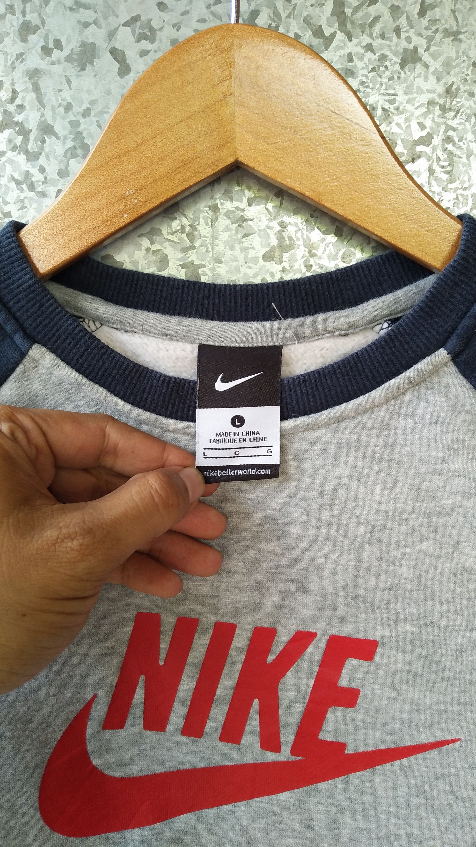 Nike Nike sweatshirt big logo Size US S / EU 44-46 / 1 - 3 Thumbnail