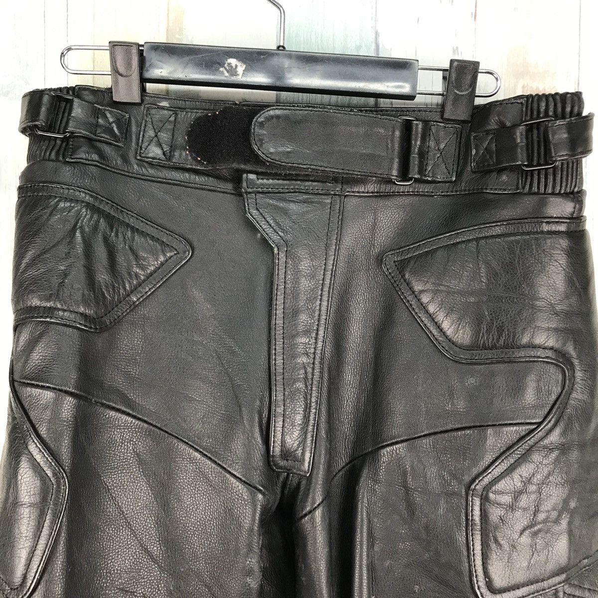 Sports Specialties Vintage Nankai Motorcycle Racing Leather Pants Size US 30 / EU 46 - 5 Thumbnail