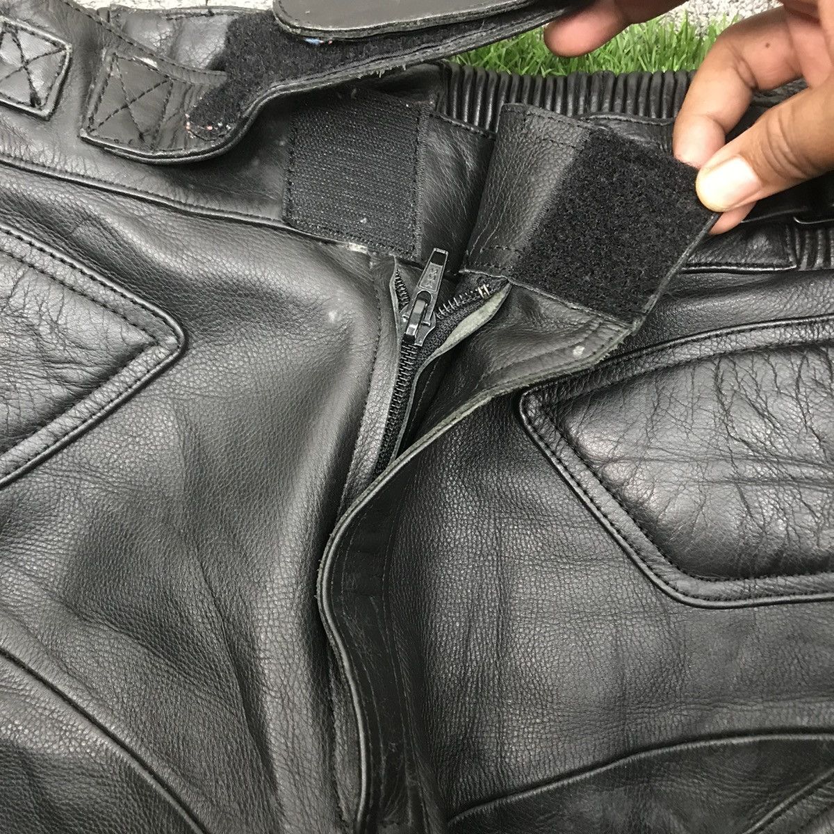Sports Specialties Vintage Nankai Motorcycle Racing Leather Pants Size US 30 / EU 46 - 11 Thumbnail