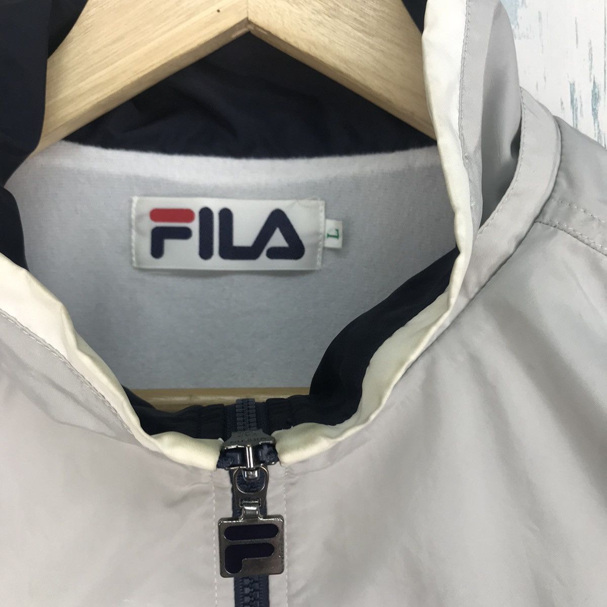 Fila Vintage Fila International Windbreaker Jacket Size US L / EU 52-54 / 3 - 8 Thumbnail