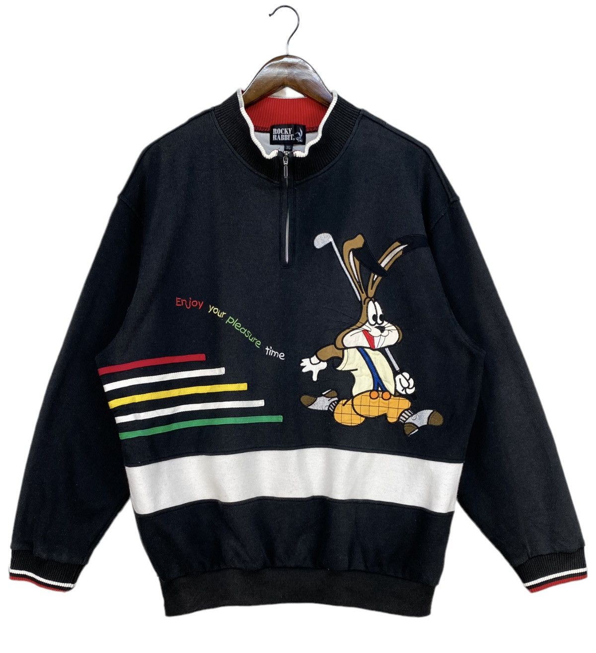 Cartoon Network Vintage Rocky Rabbit Sweatshirt Size US XL / EU 56 / 4 - 1 Thumbnail