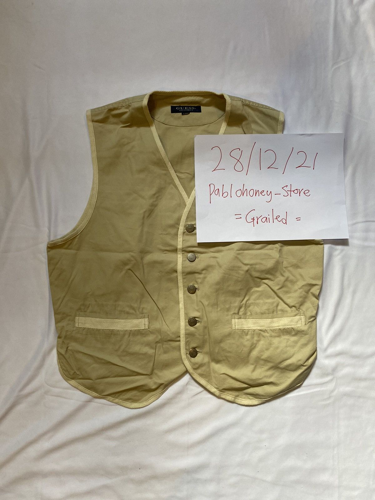 Guess Vintage Guess Classic Vest Size US L / EU 52-54 / 3 - 8 Thumbnail