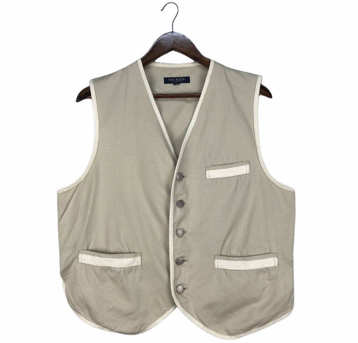Guess Vintage Guess Classic Vest Size US L / EU 52-54 / 3 - 1 Thumbnail