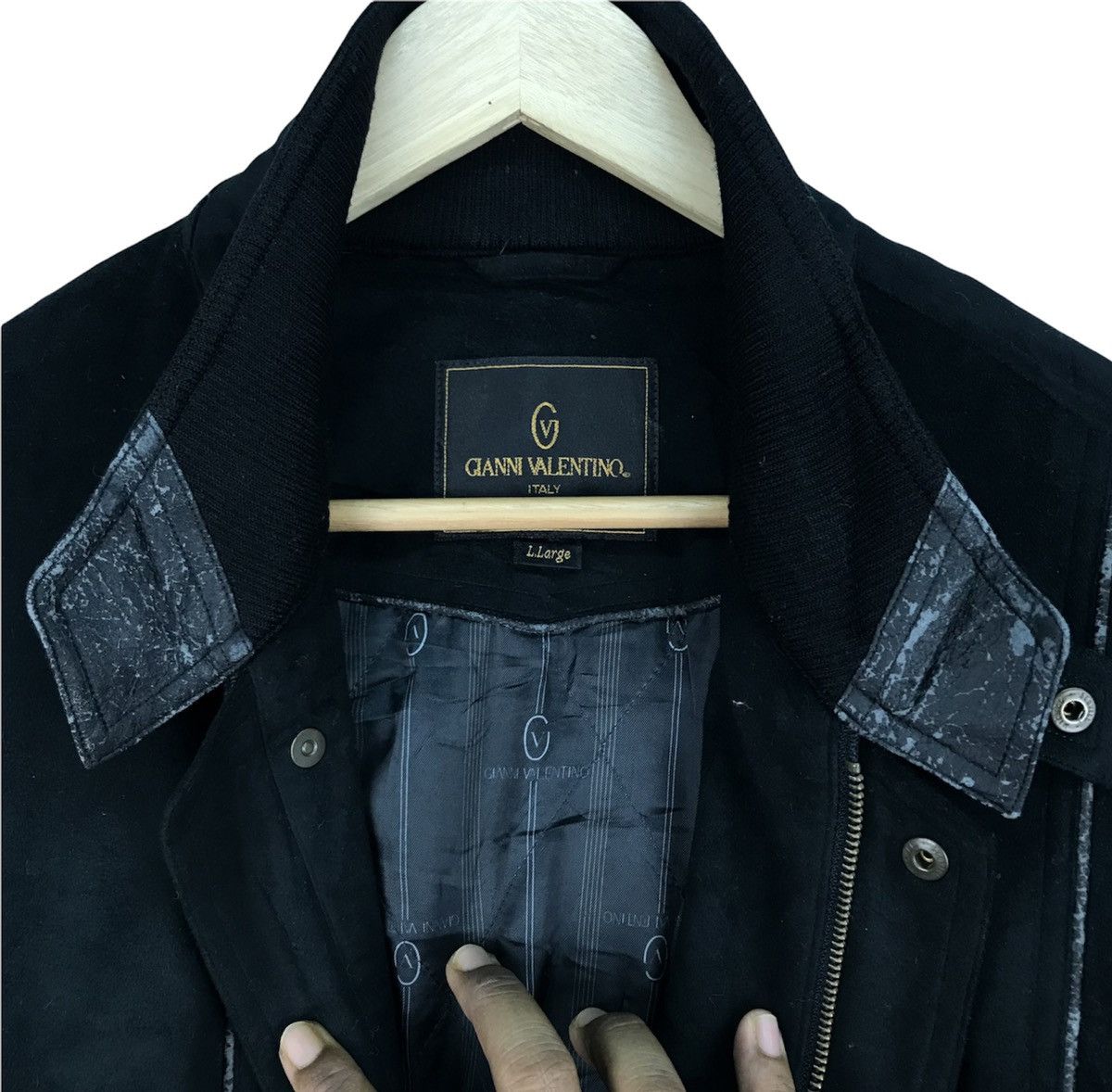 Gianni Valentino Vintage Gianni Valentino Bomber Jacket Size US L / EU 52-54 / 3 - 4 Thumbnail