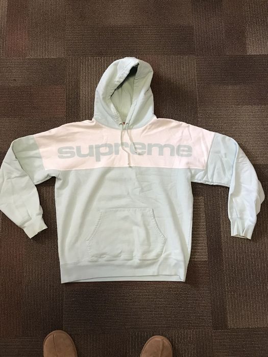 Supreme hoodie hot sale ice blue