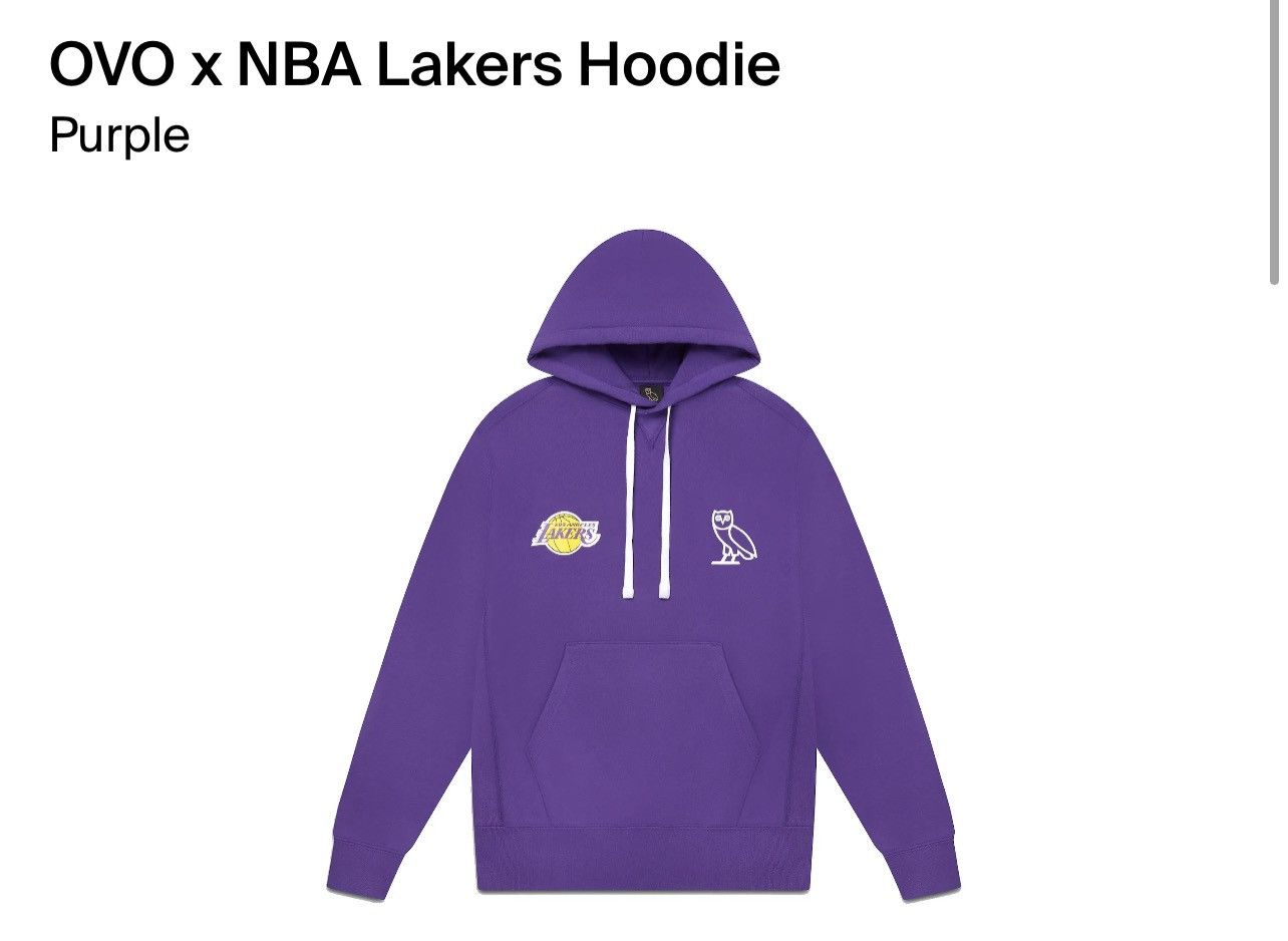 Drake OVO X NBA LAKERS HOODIE | Grailed