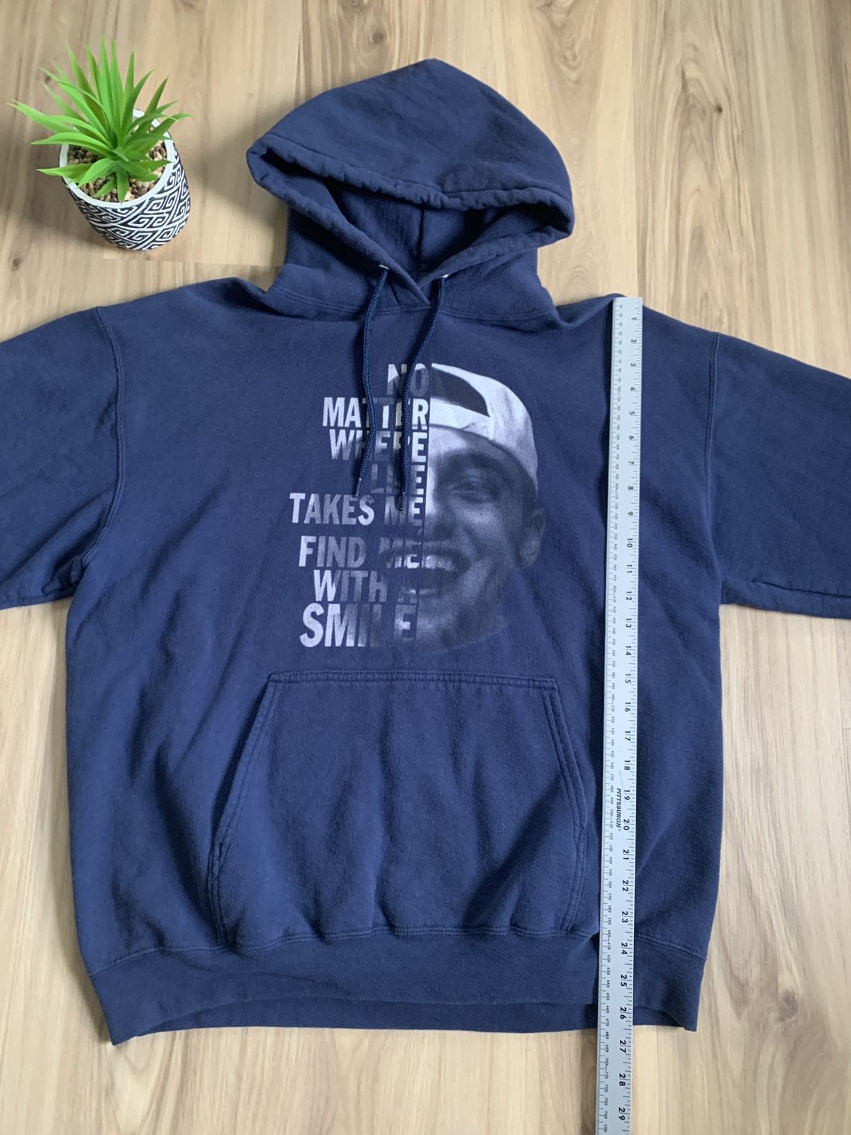 Band Tees Mac Miller No Matter Where Life Takes Me Hoodie Navy Blue Size US XL / EU 56 / 4 - 5 Thumbnail