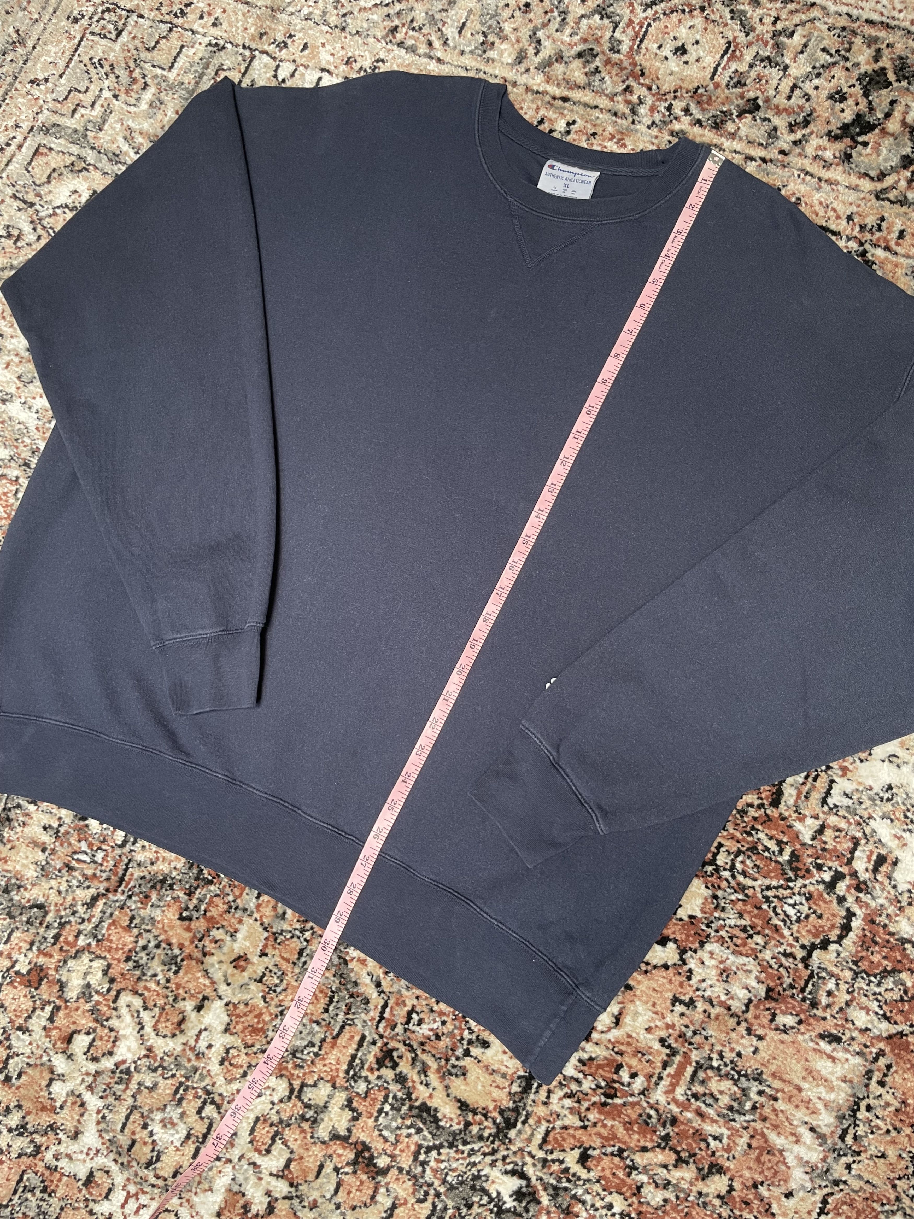 Champion Champion - Navy Blue Crewneck Size US XL / EU 56 / 4 - 4 Thumbnail