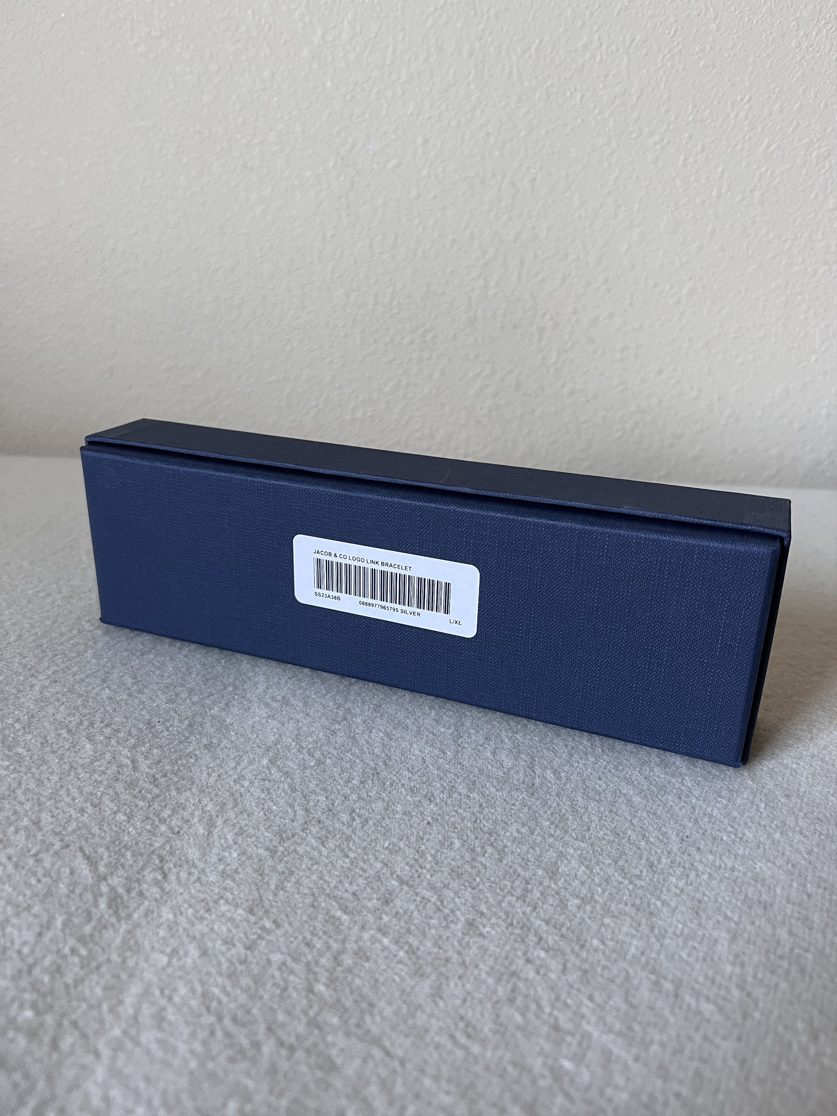 Supreme Supreme Jacob & Co. Box Logo Link Bracelet in Silver Size ONE SIZE - 8 Thumbnail