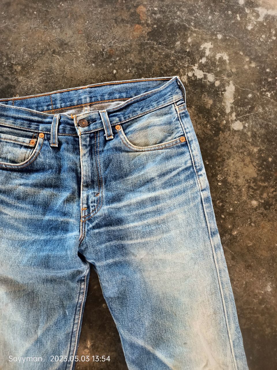 Levi's × Vintage Vtg LEVIS 505 Distressed Jeans Size US 29 - 3 Thumbnail