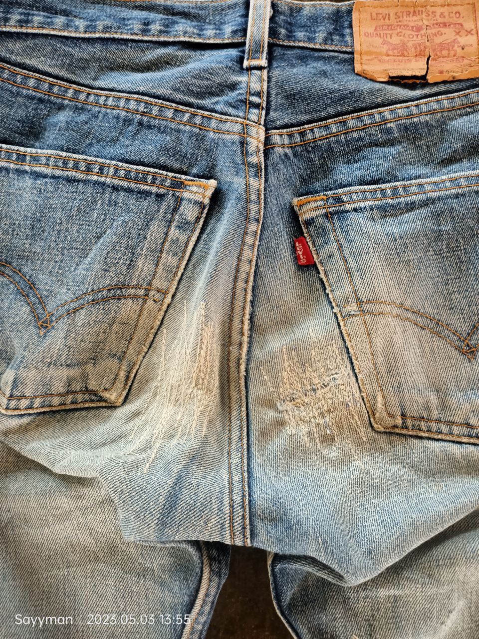Levi's × Vintage Vtg LEVIS 505 Distressed Jeans Size US 29 - 6 Thumbnail